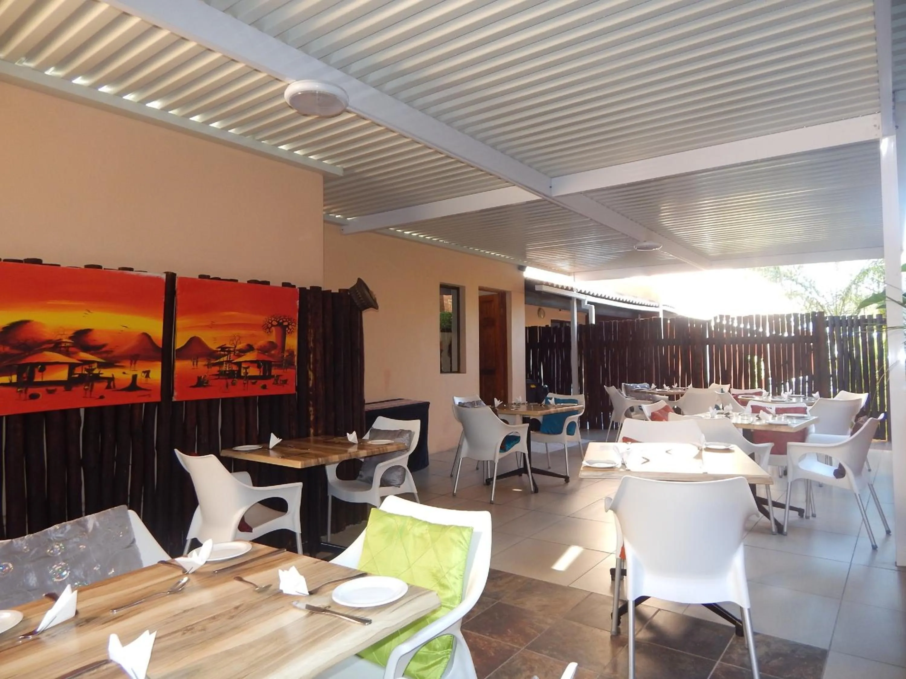 Food and drinks in St Lucia Lodge