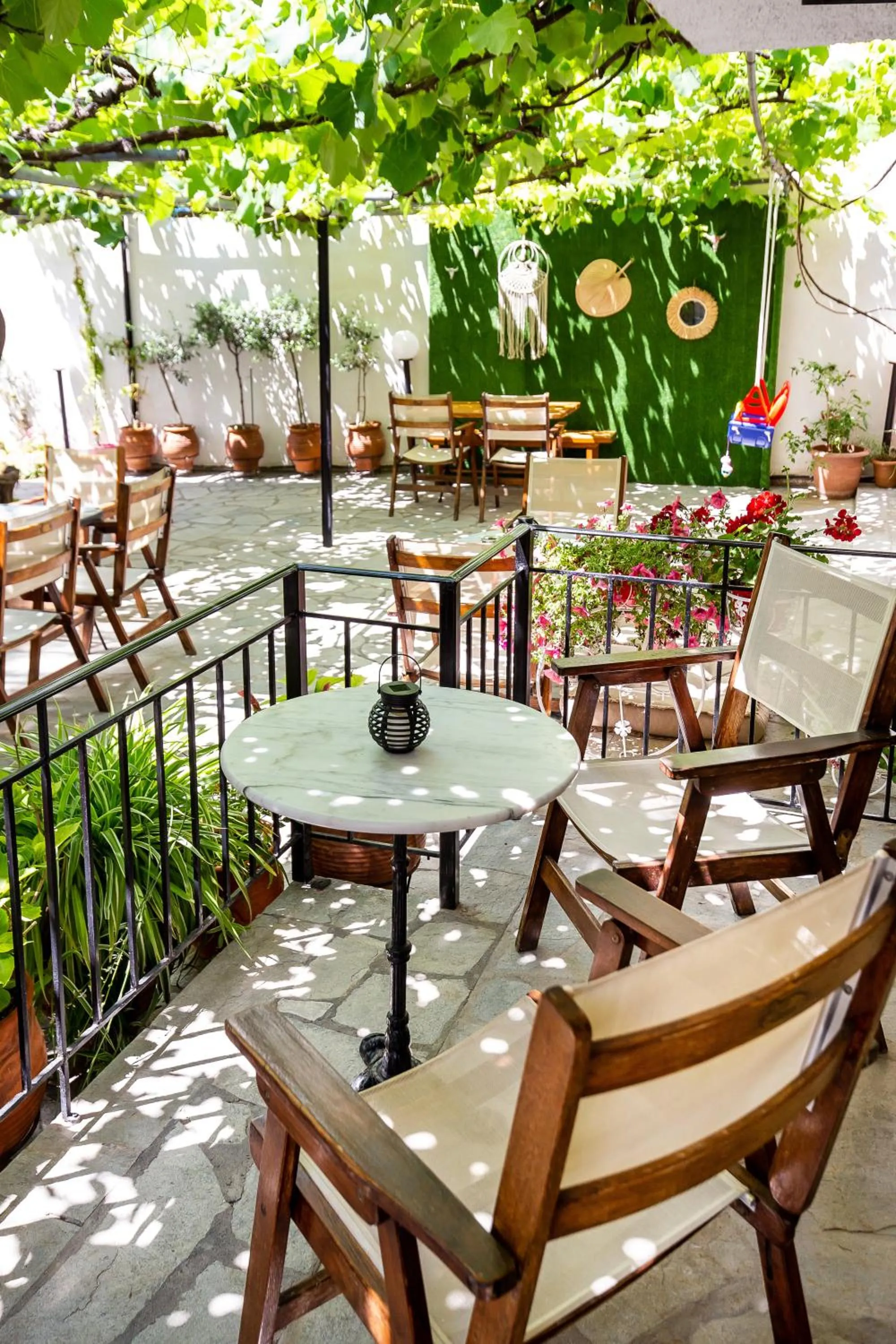 Balcony/Terrace in Famelia Studios Lampiris