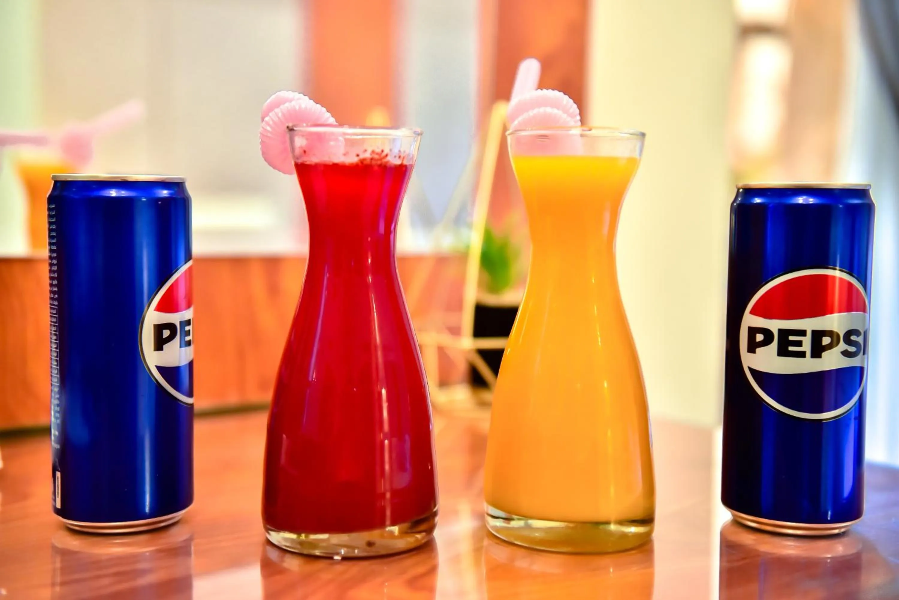 Food and drinks in Solima Pyramids View