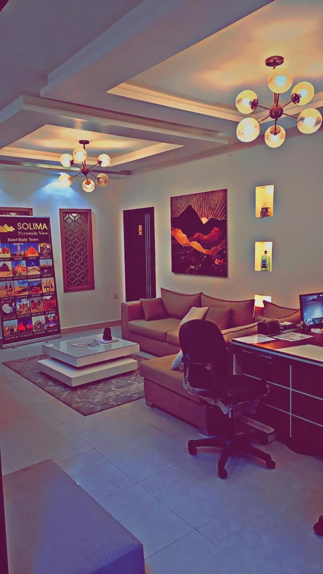 Lobby or reception in Solima Pyramids View