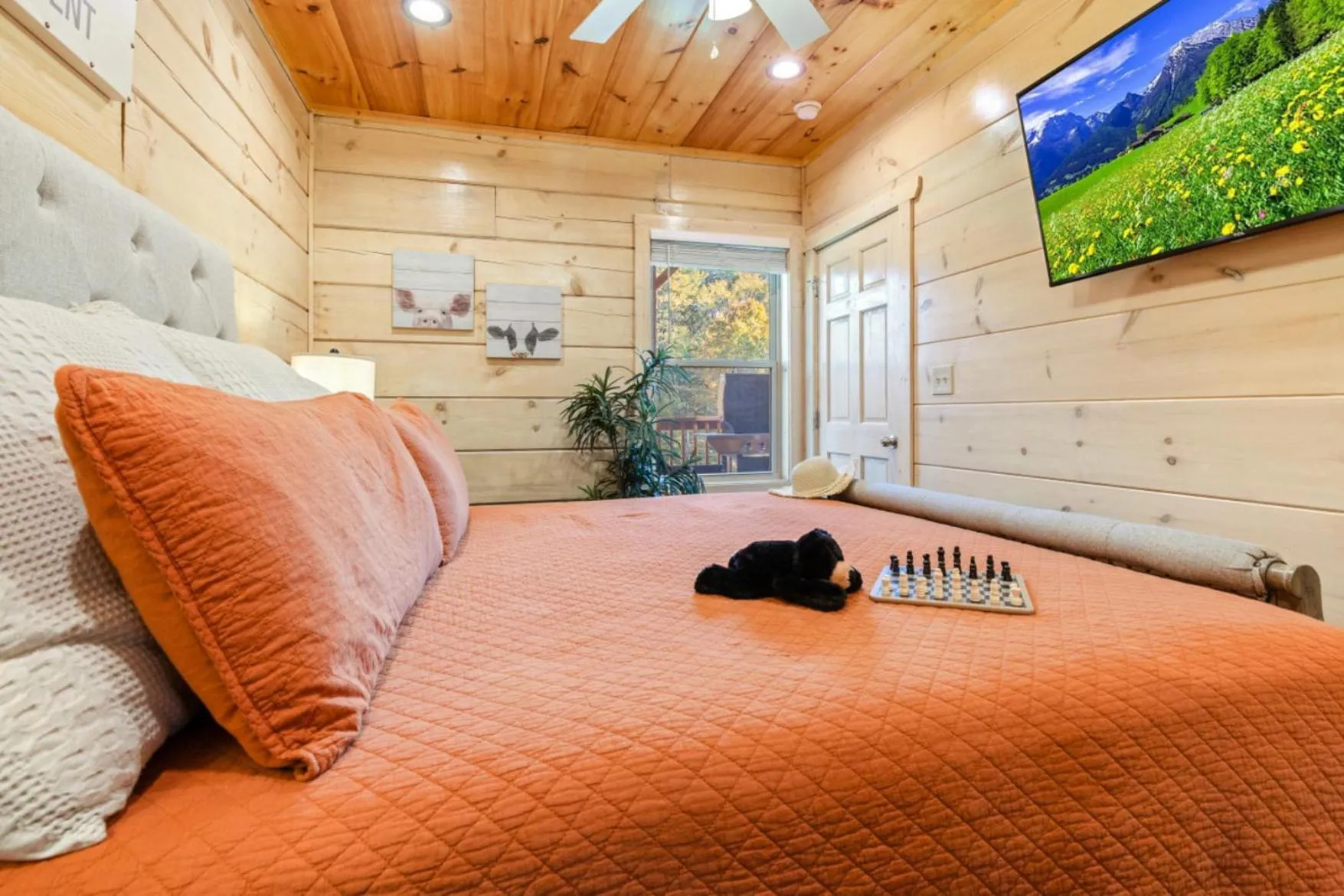 Bed in Enchanted Forest Hideaway by Ghosal Luxury Lodging
