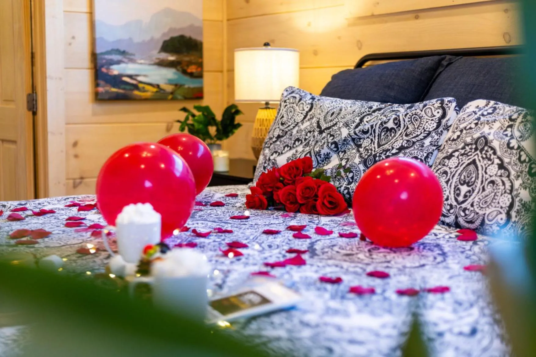 Bed in Enchanted Forest Hideaway by Ghosal Luxury Lodging
