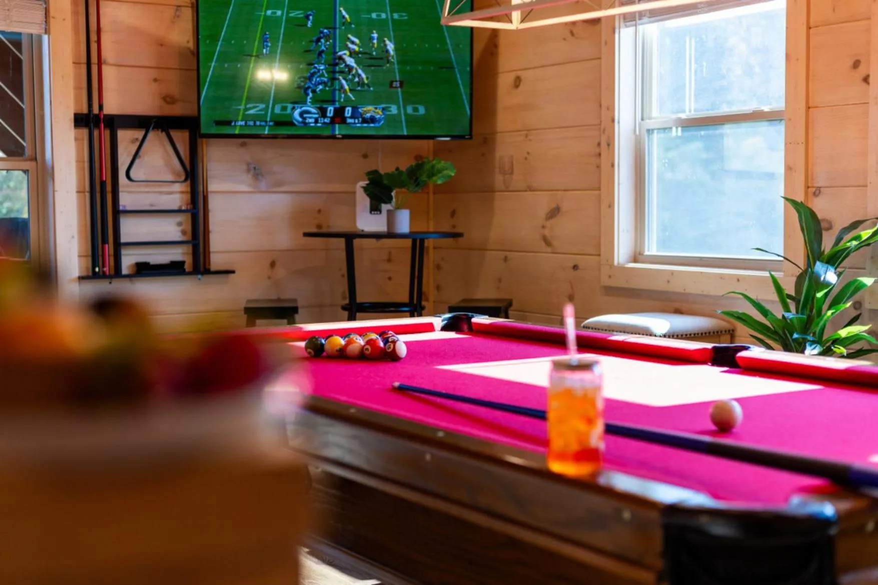 TV and multimedia in Enchanted Forest Hideaway by Ghosal Luxury Lodging