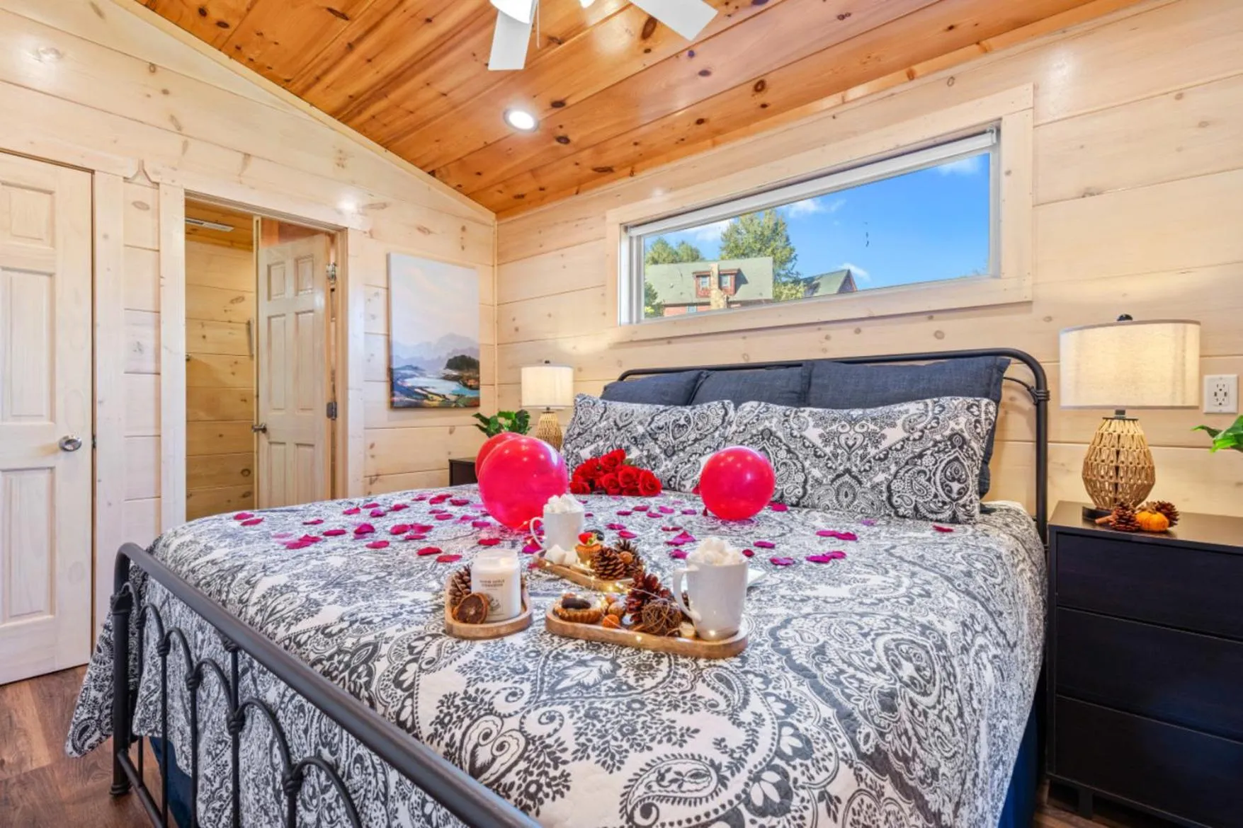 Bed in Enchanted Forest Hideaway by Ghosal Luxury Lodging