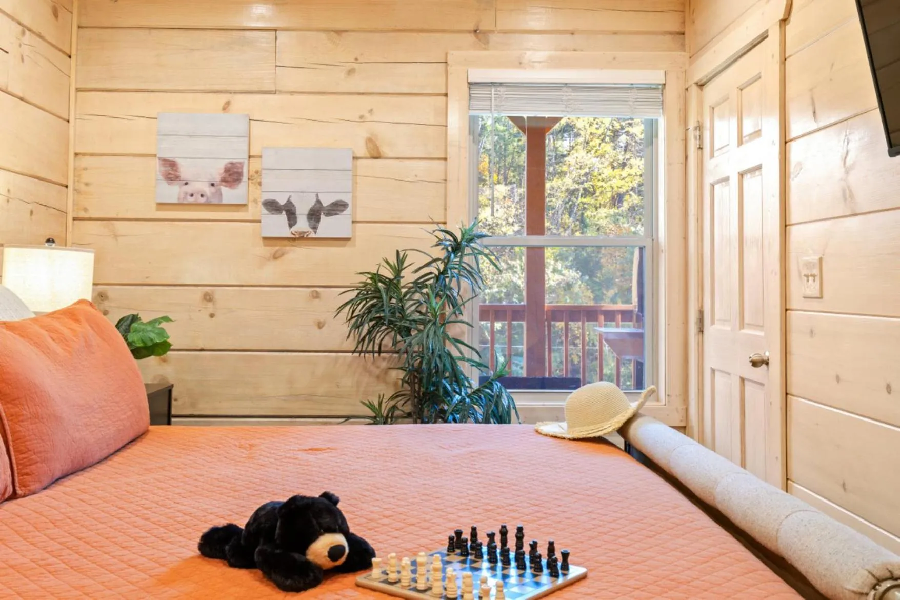 Bed in Enchanted Forest Hideaway by Ghosal Luxury Lodging