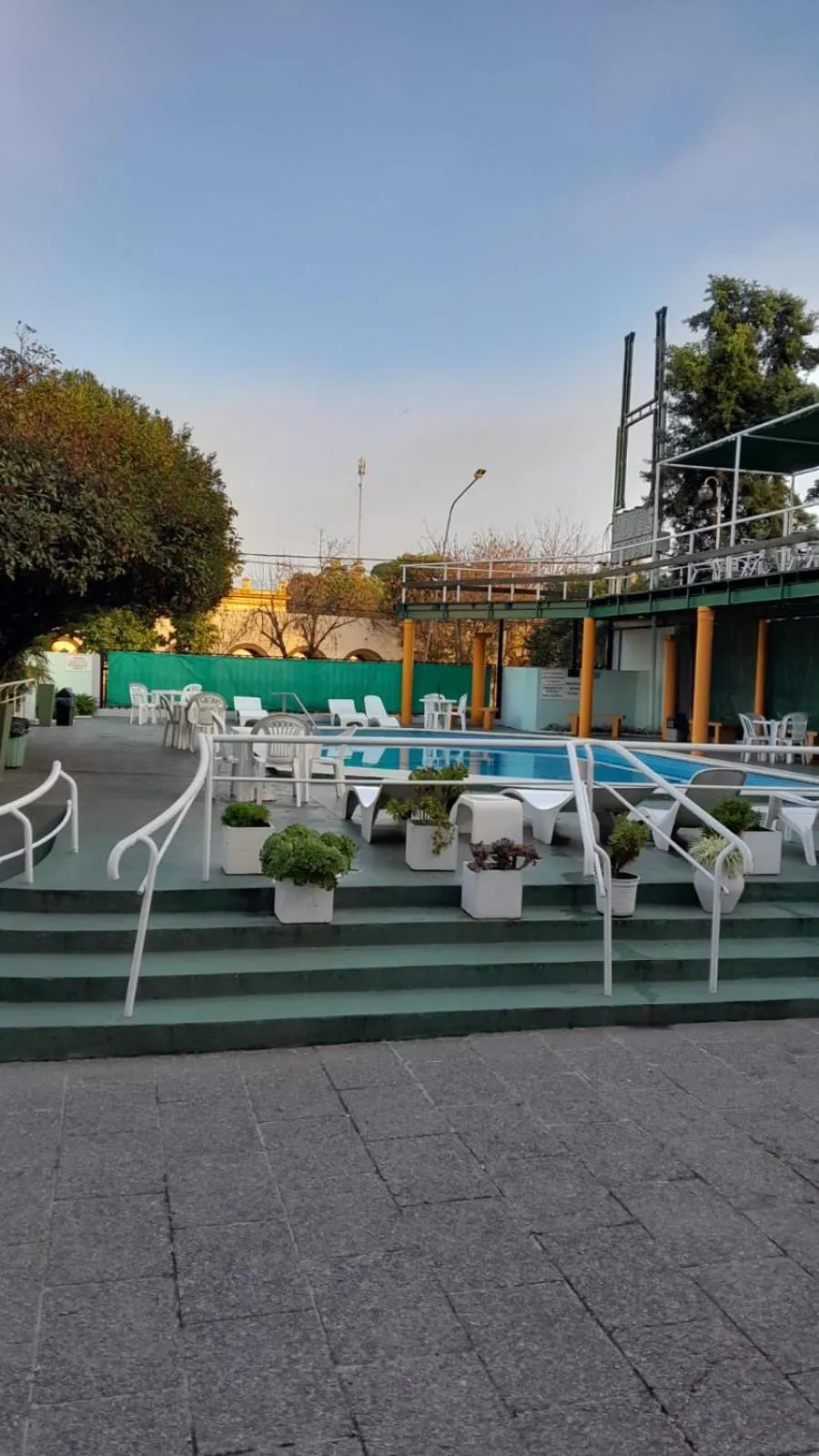 Pool view in Hotel Hoxon