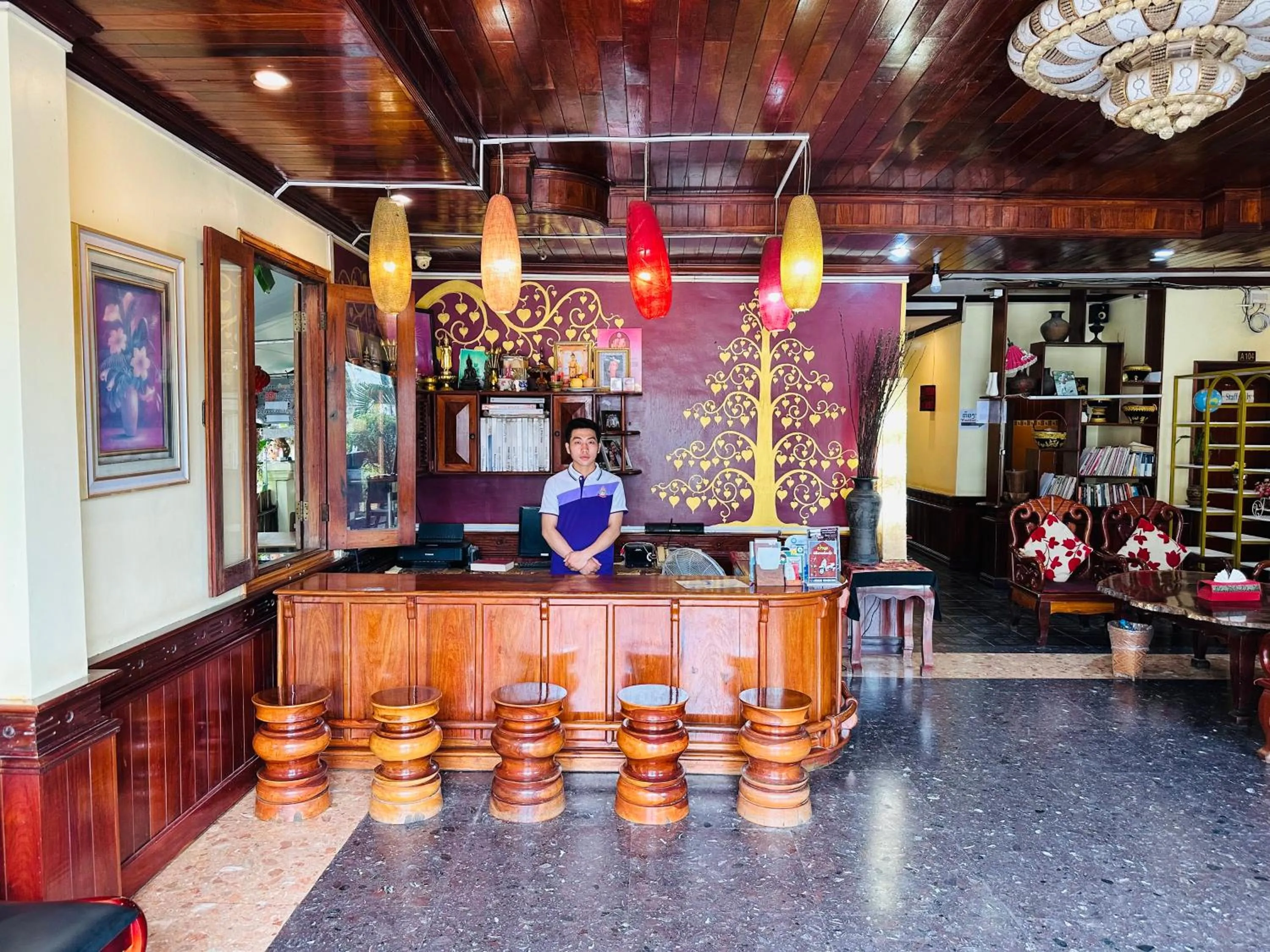 Staff in Visoun Luang Prabang Hotel