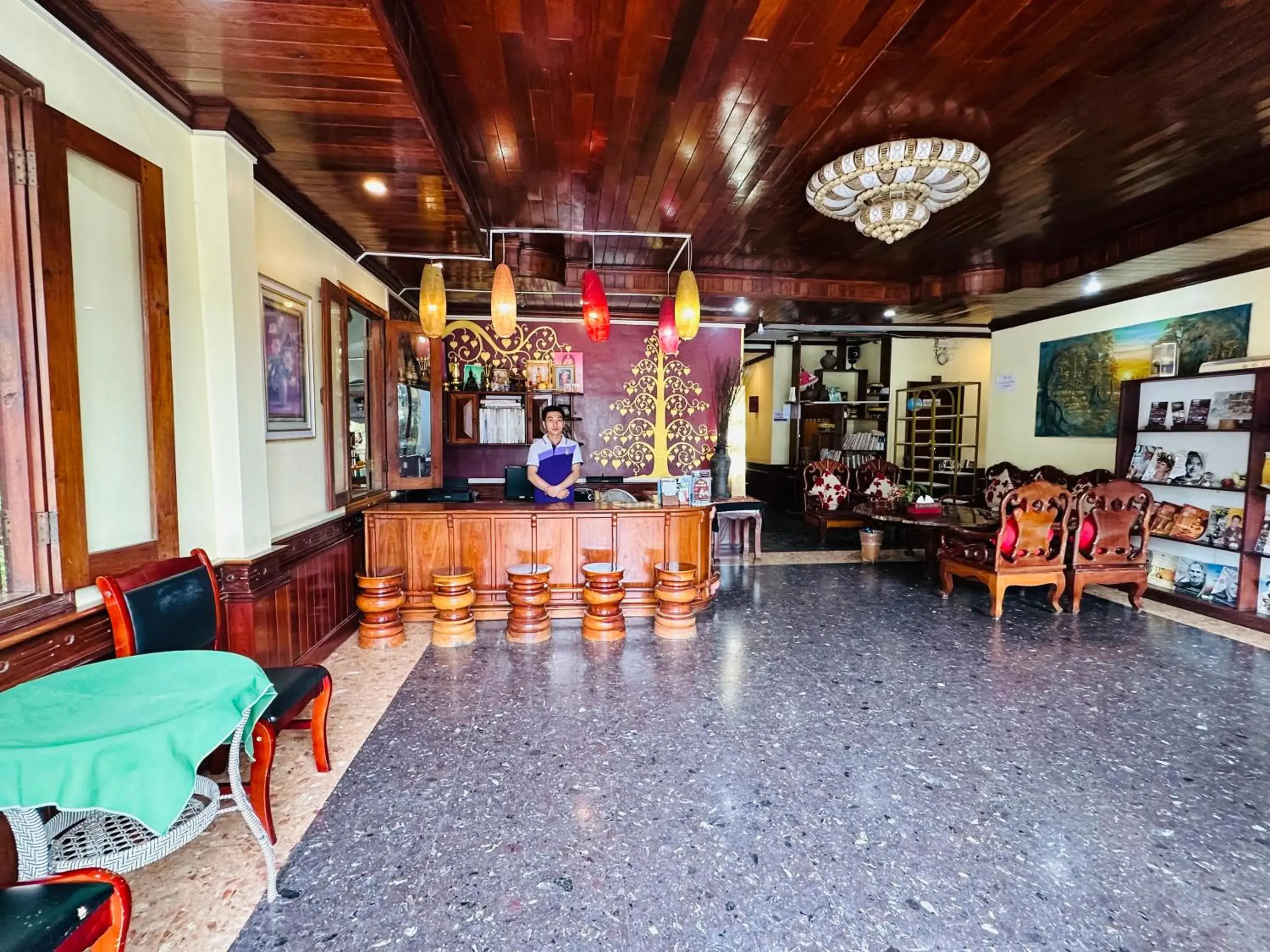 Living room in Visoun Luang Prabang Hotel Living room in Visoun Luang Prabang Hotel