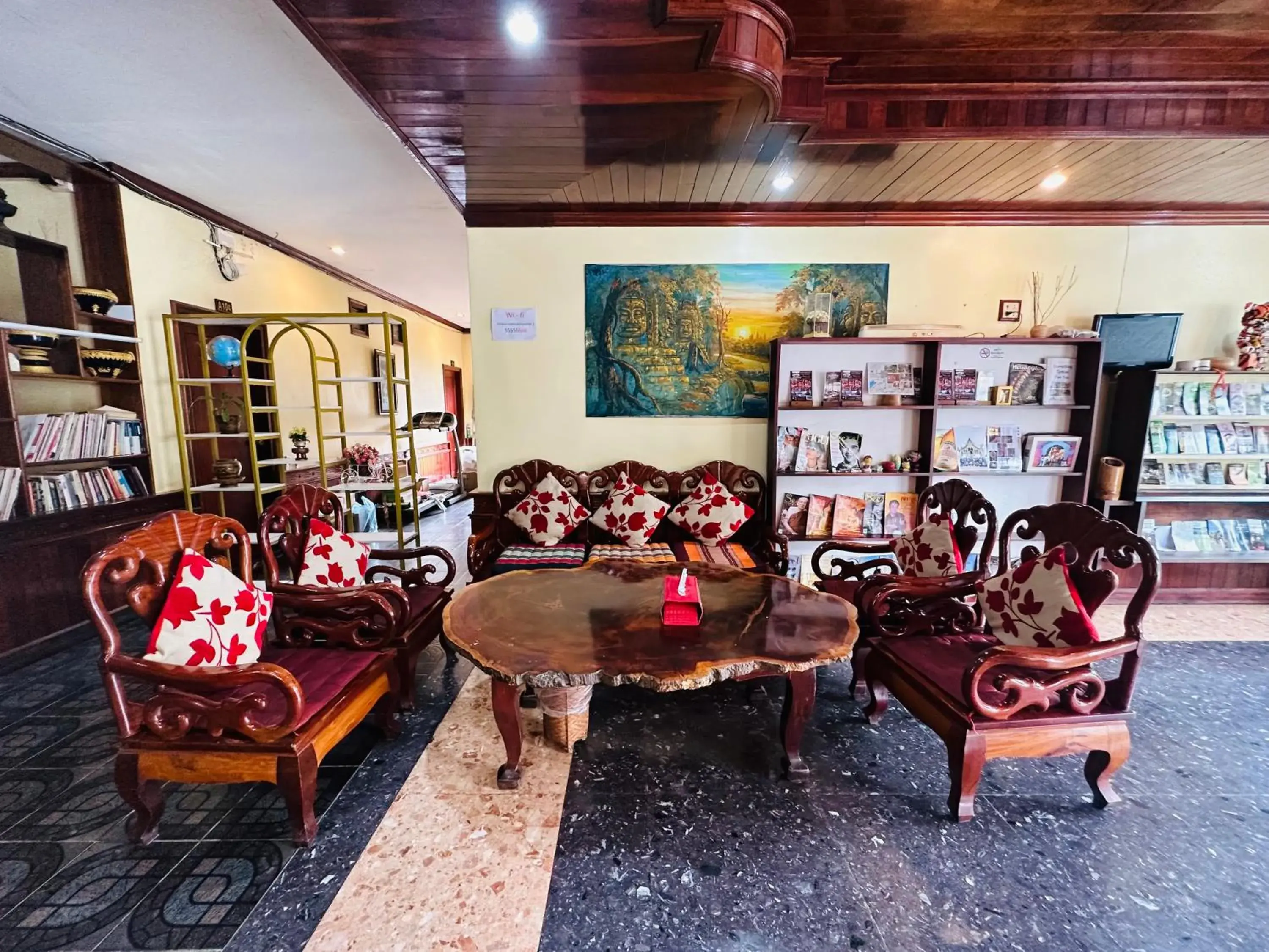 Living room in Visoun Luang Prabang Hotel Living room in Visoun Luang Prabang Hotel