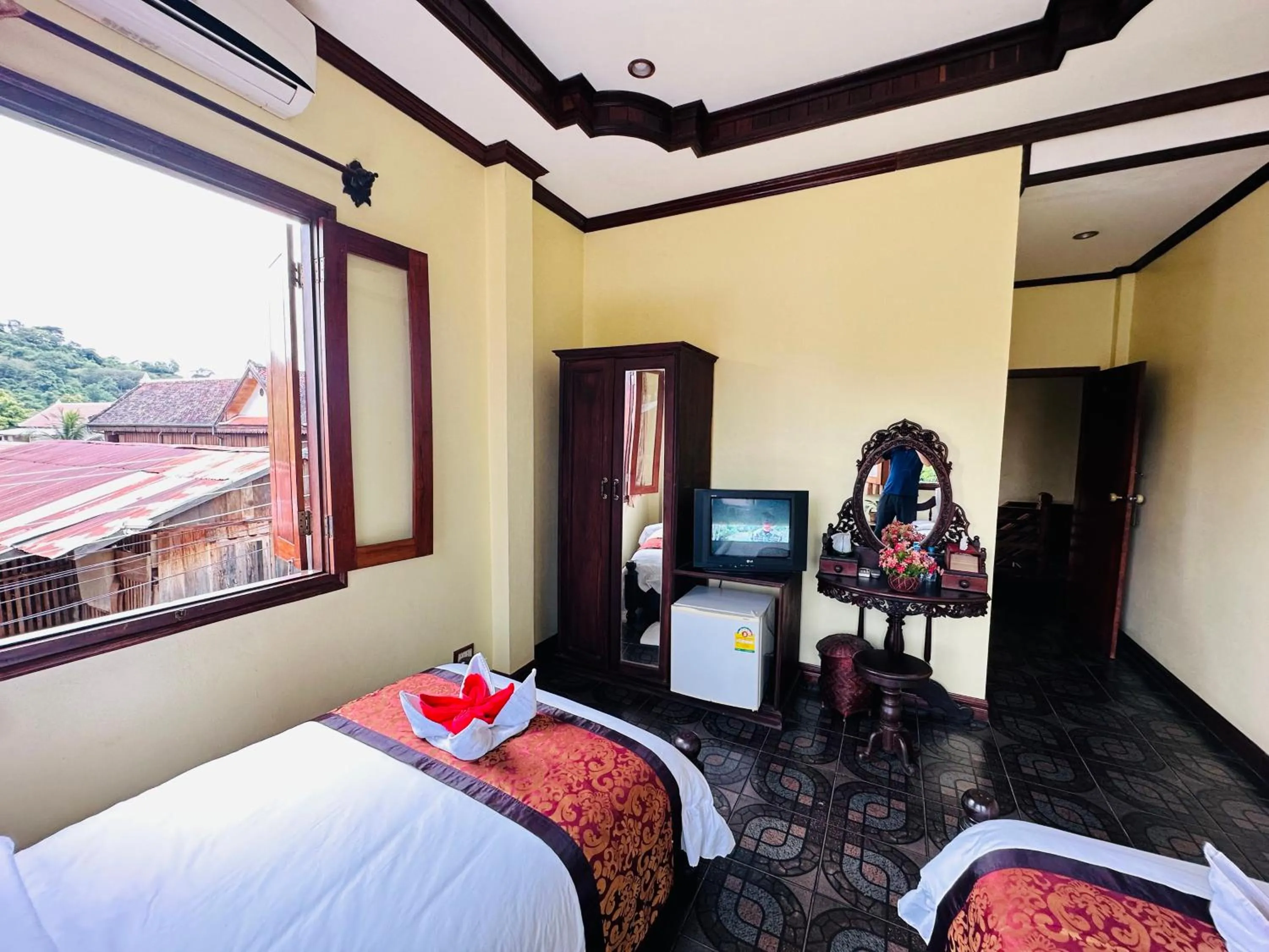 Natural landscape, Bed in Visoun Luang Prabang Hotel