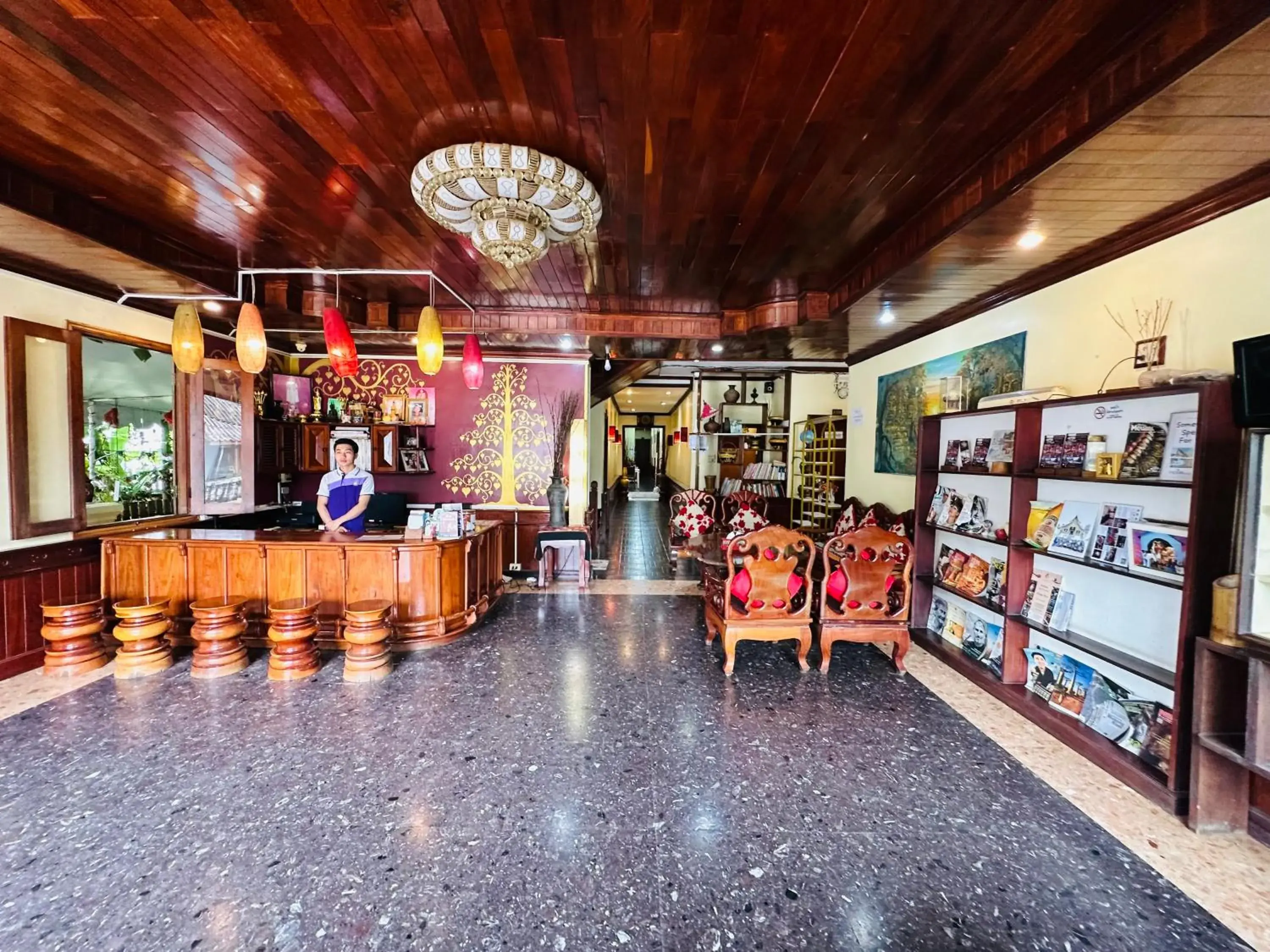 Seating area in Visoun Luang Prabang Hotel Seating area in Visoun Luang Prabang Hotel
