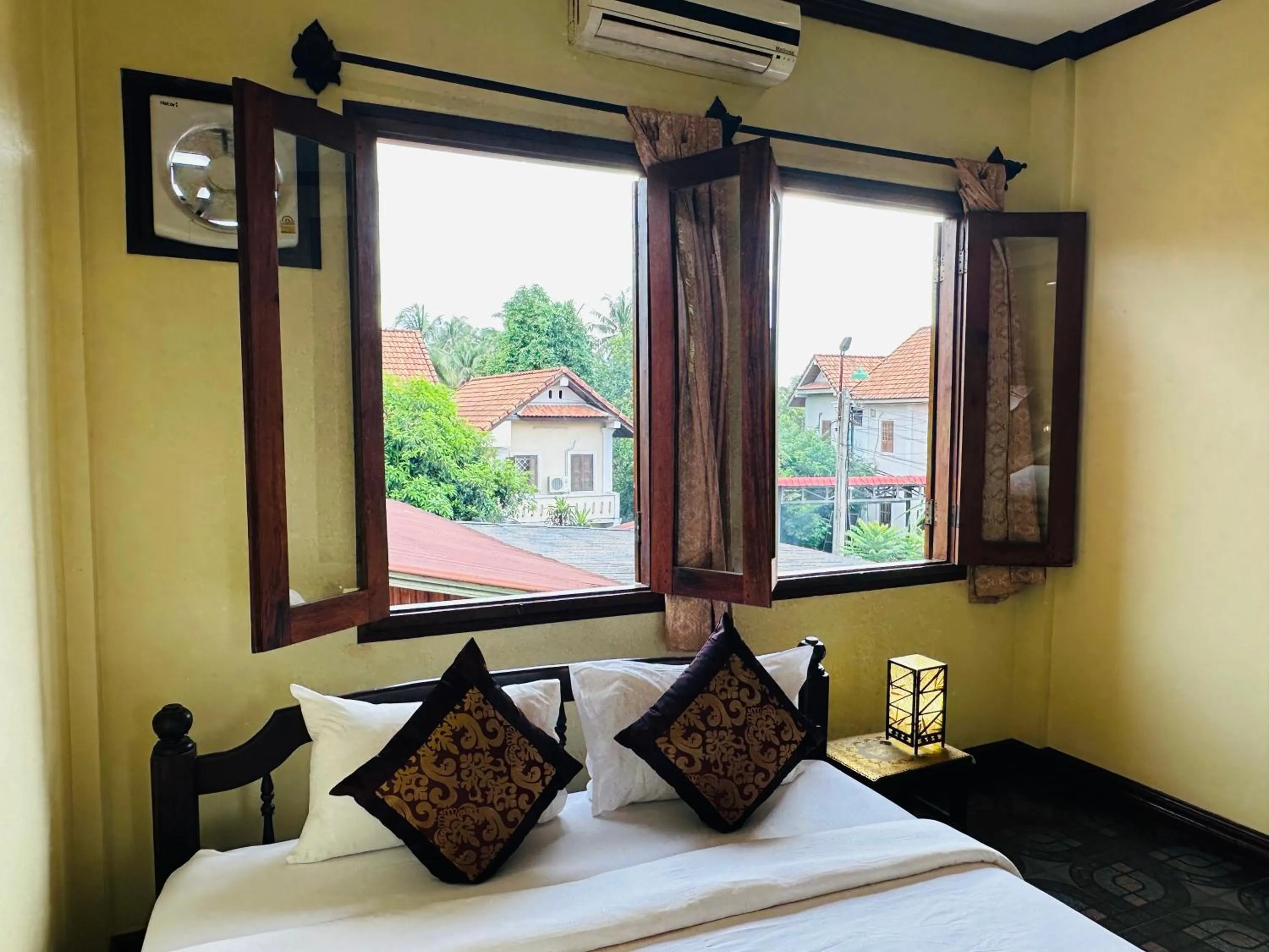 Bed in Visoun Luang Prabang Hotel