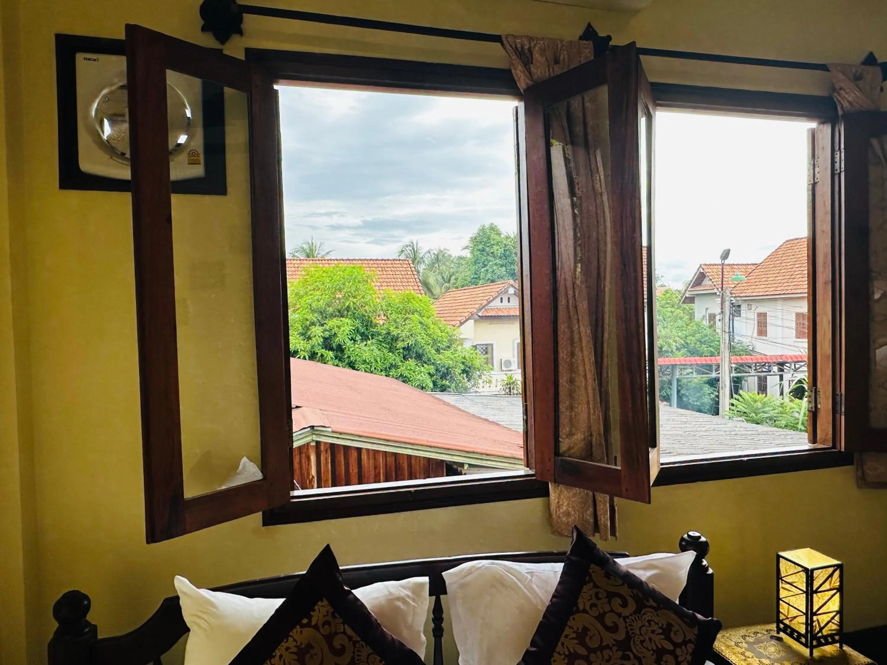 Bed in Visoun Luang Prabang Hotel