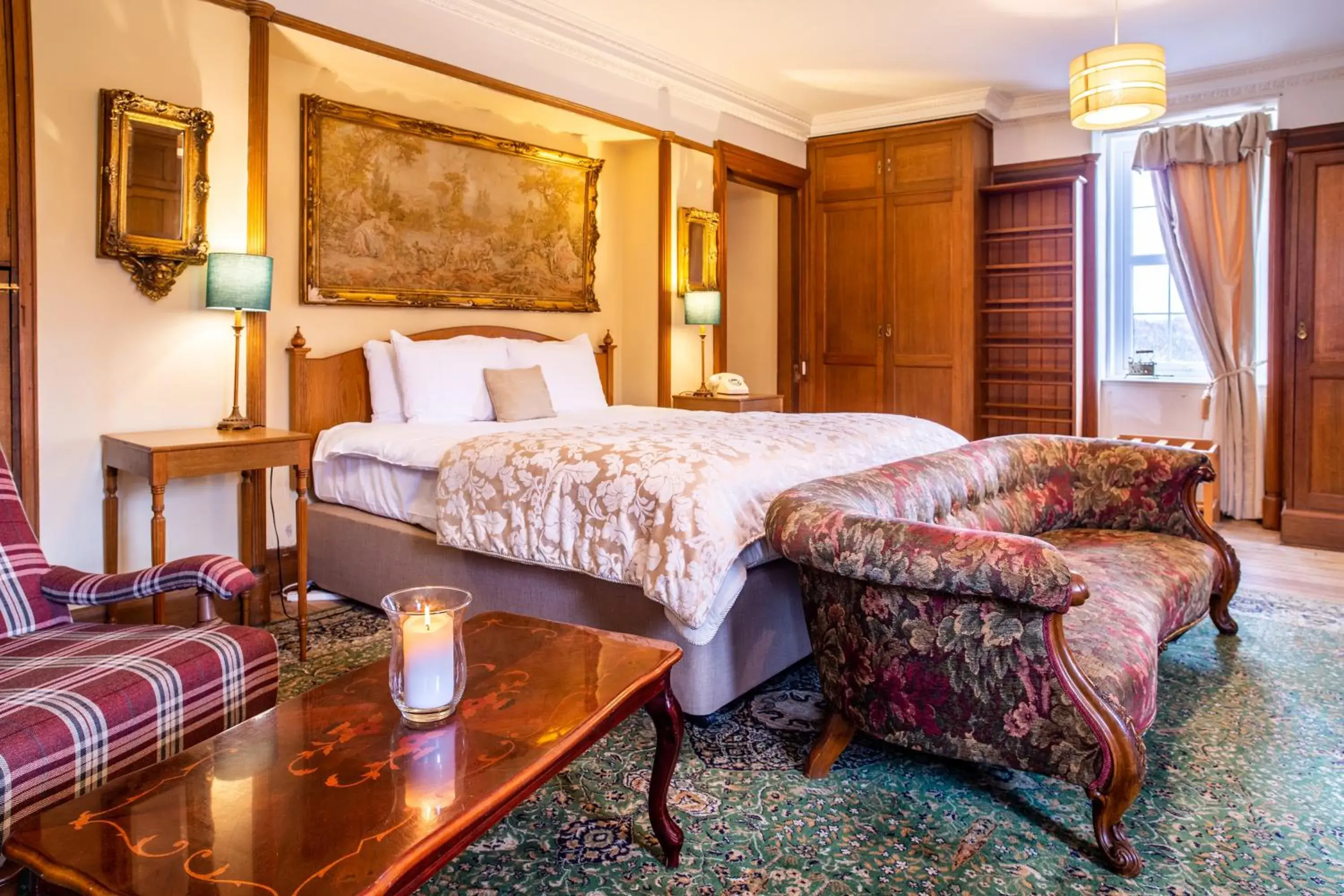 Photo of the whole room, Bed in Dalmunzie Castle Hotel Photo of the whole room, Bed in Dalmunzie Castle Hotel