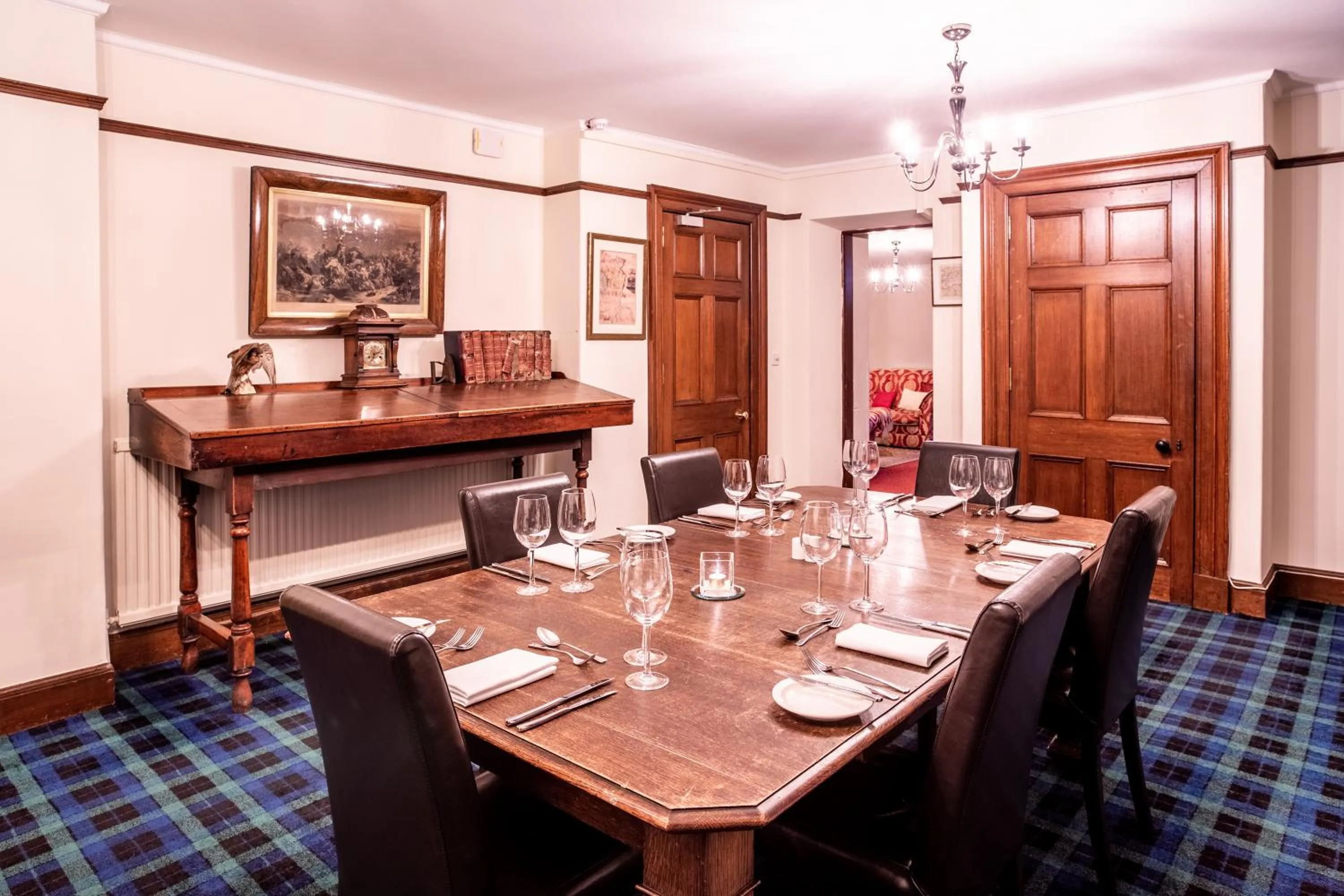 Meeting/conference room in Dalmunzie Castle Hotel