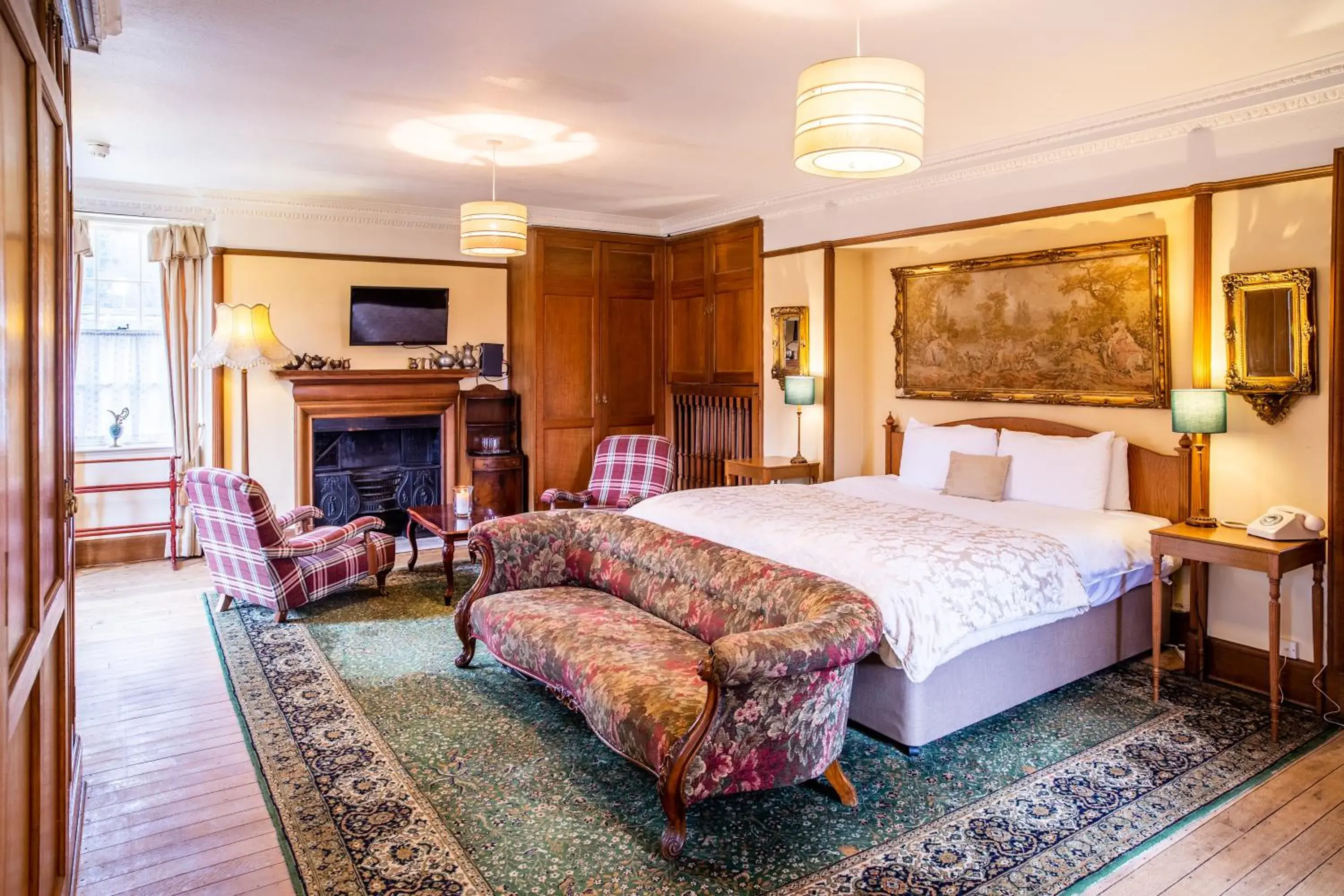 Photo of the whole room, Bed in Dalmunzie Castle Hotel Photo of the whole room, Bed in Dalmunzie Castle Hotel