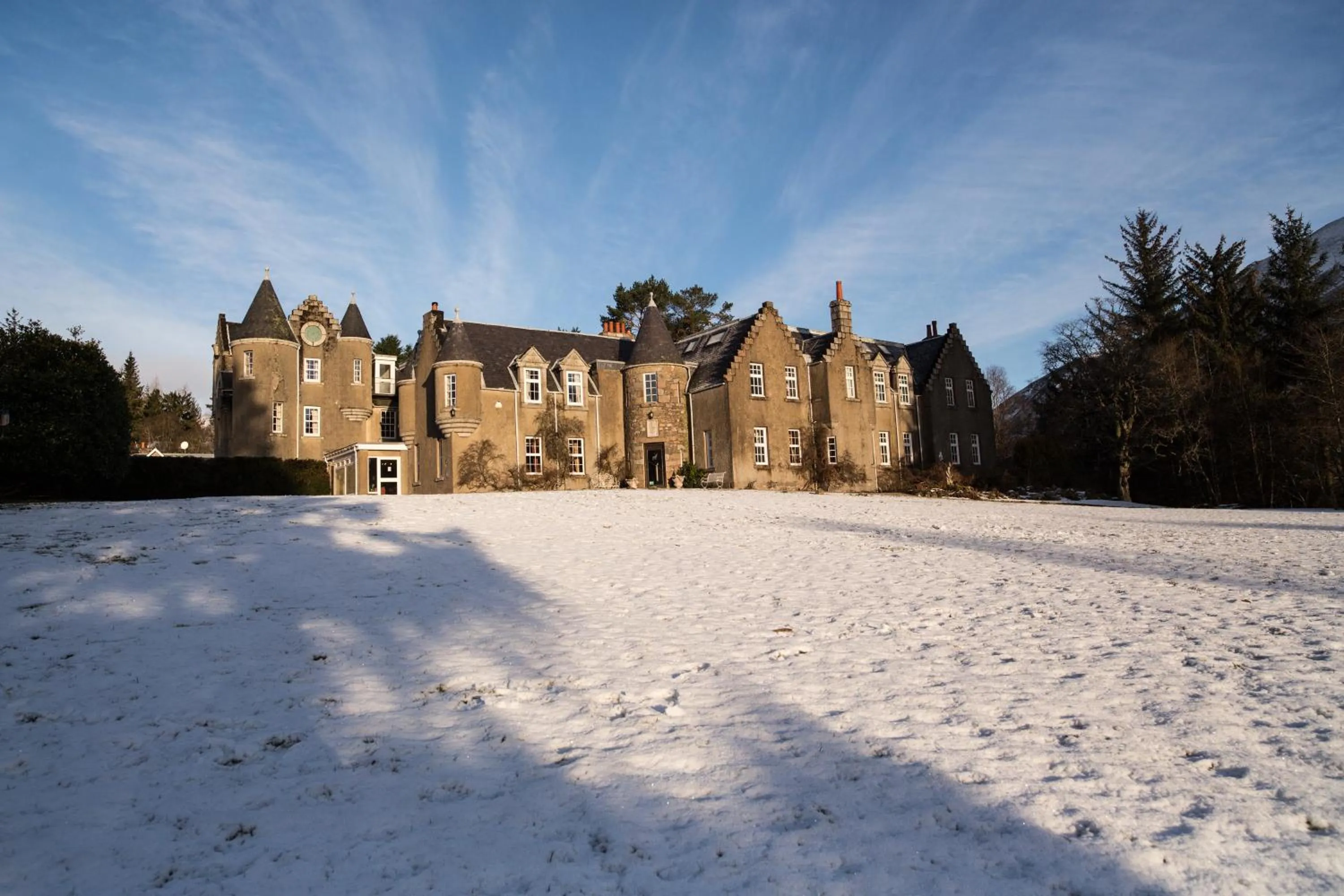 Property building in Dalmunzie Castle Hotel