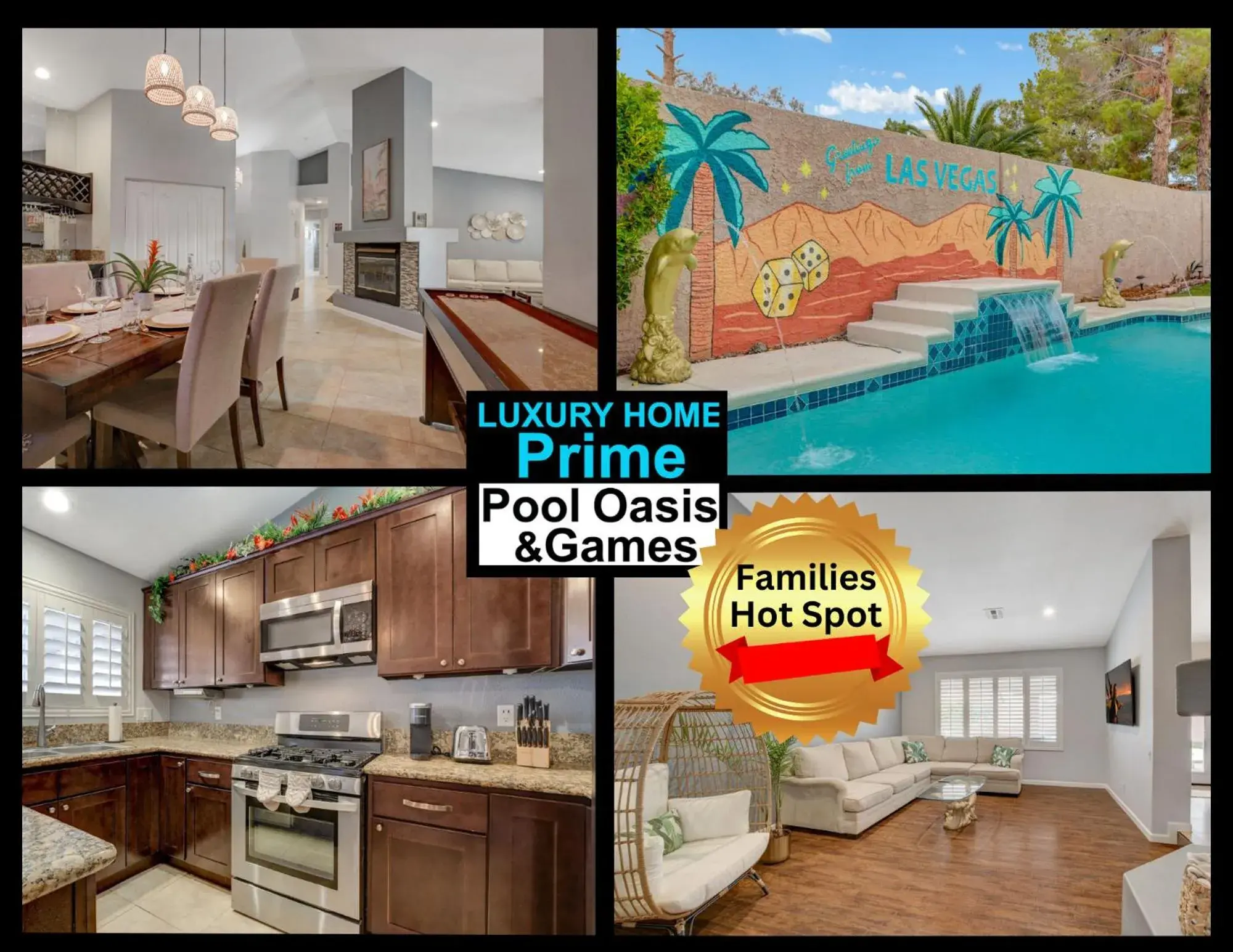 Mirage Pool House - Heart of LV, Swimming Pool, Games, heavenly relaxation Mirage Pool House - Heart of LV, Swimming Pool, Games, heavenly relaxation