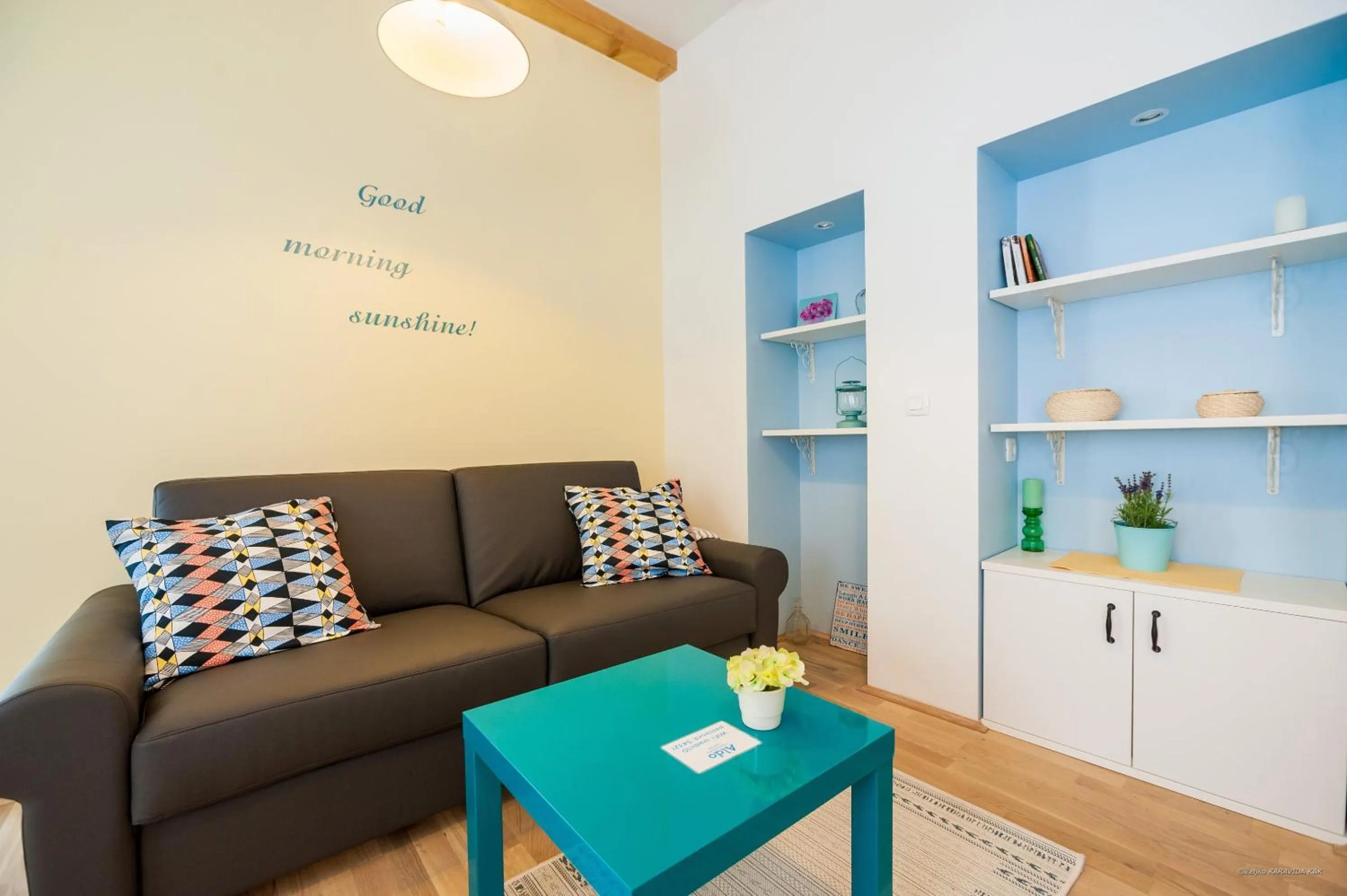 Living room in Aldo Apartments Center