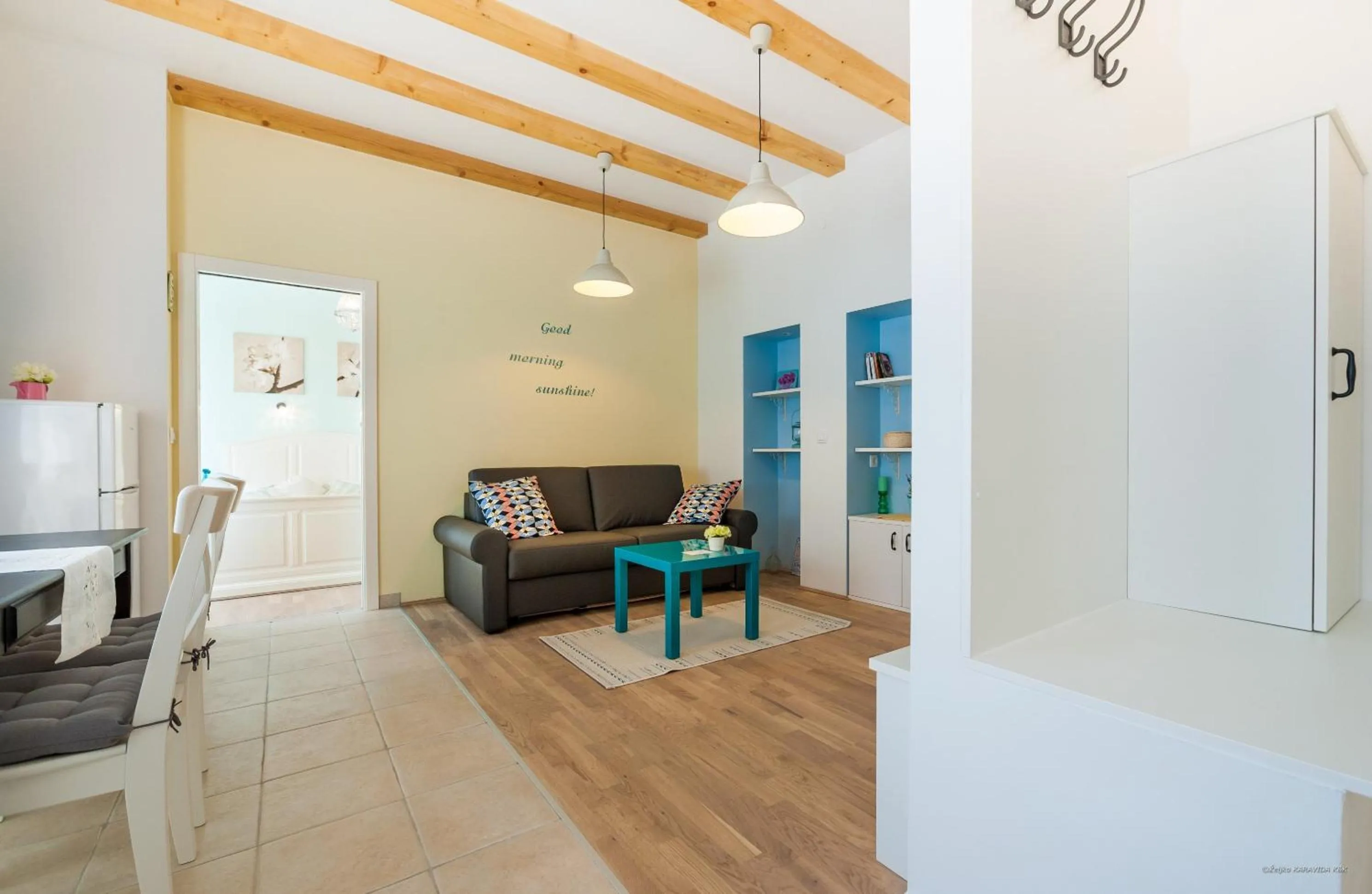 Living room in Aldo Apartments Center