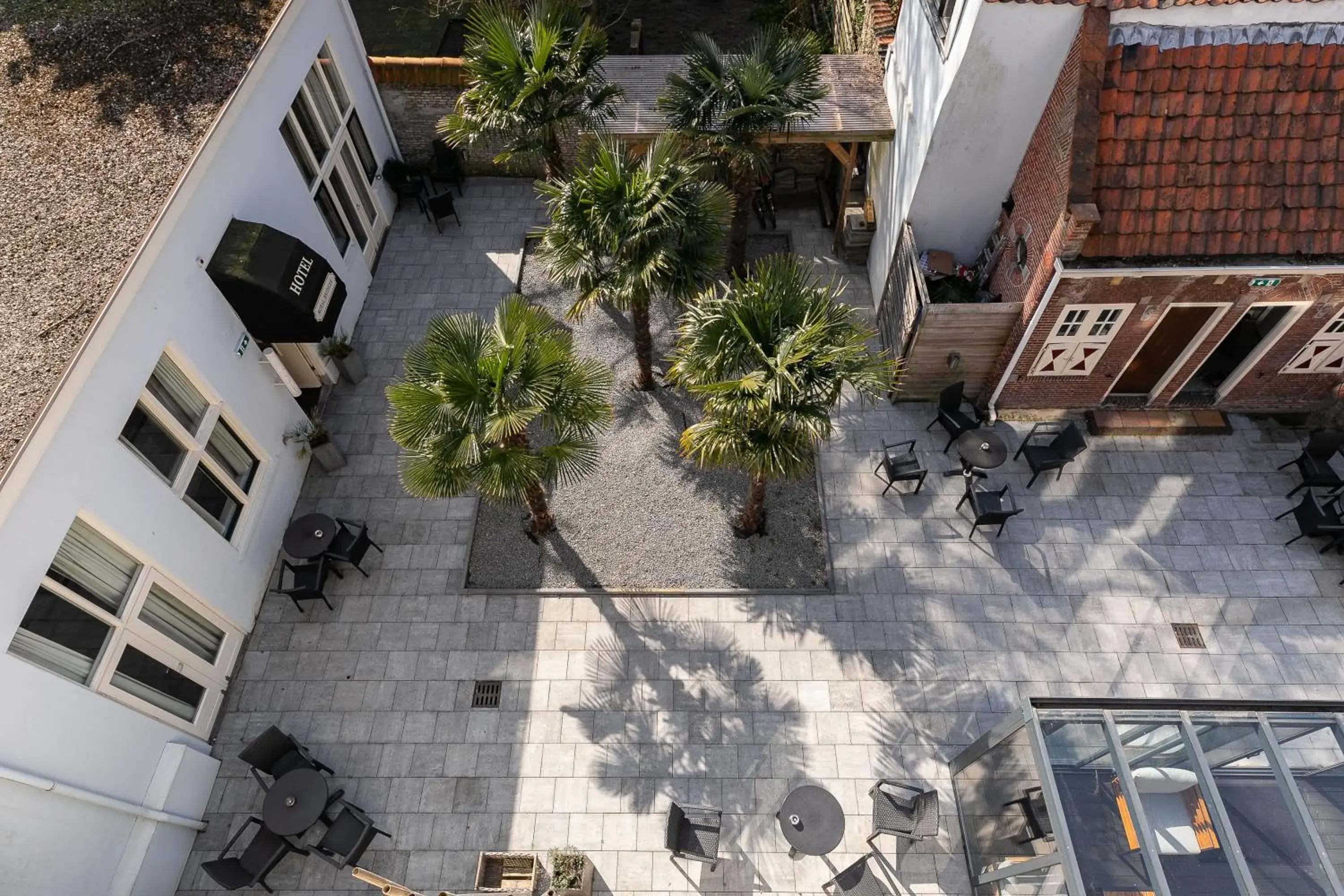 Garden view in Hotel Royal Bridges Garden view in Hotel Royal Bridges