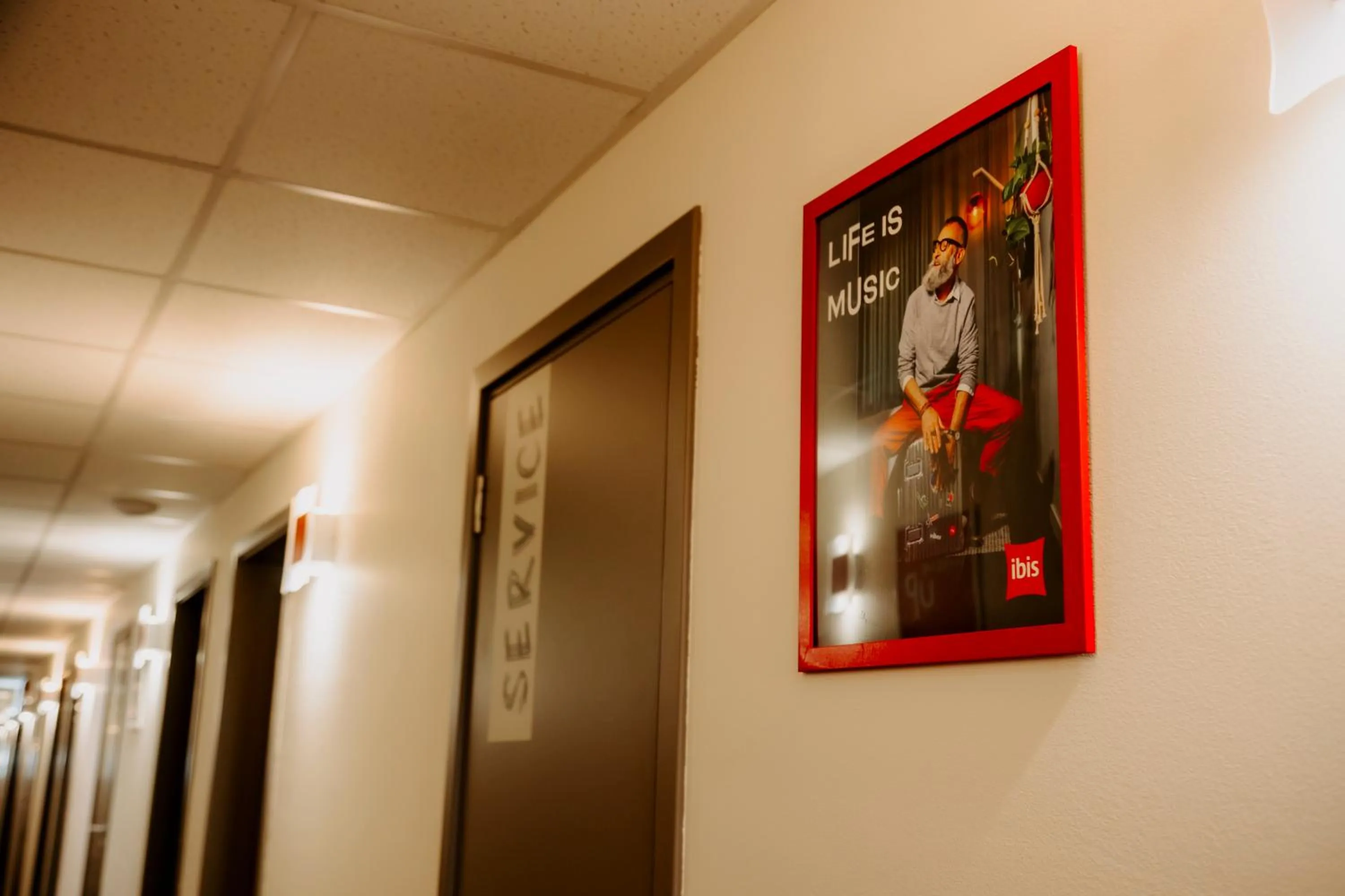 Decorative detail in Ibis Sofia Airport Hotel