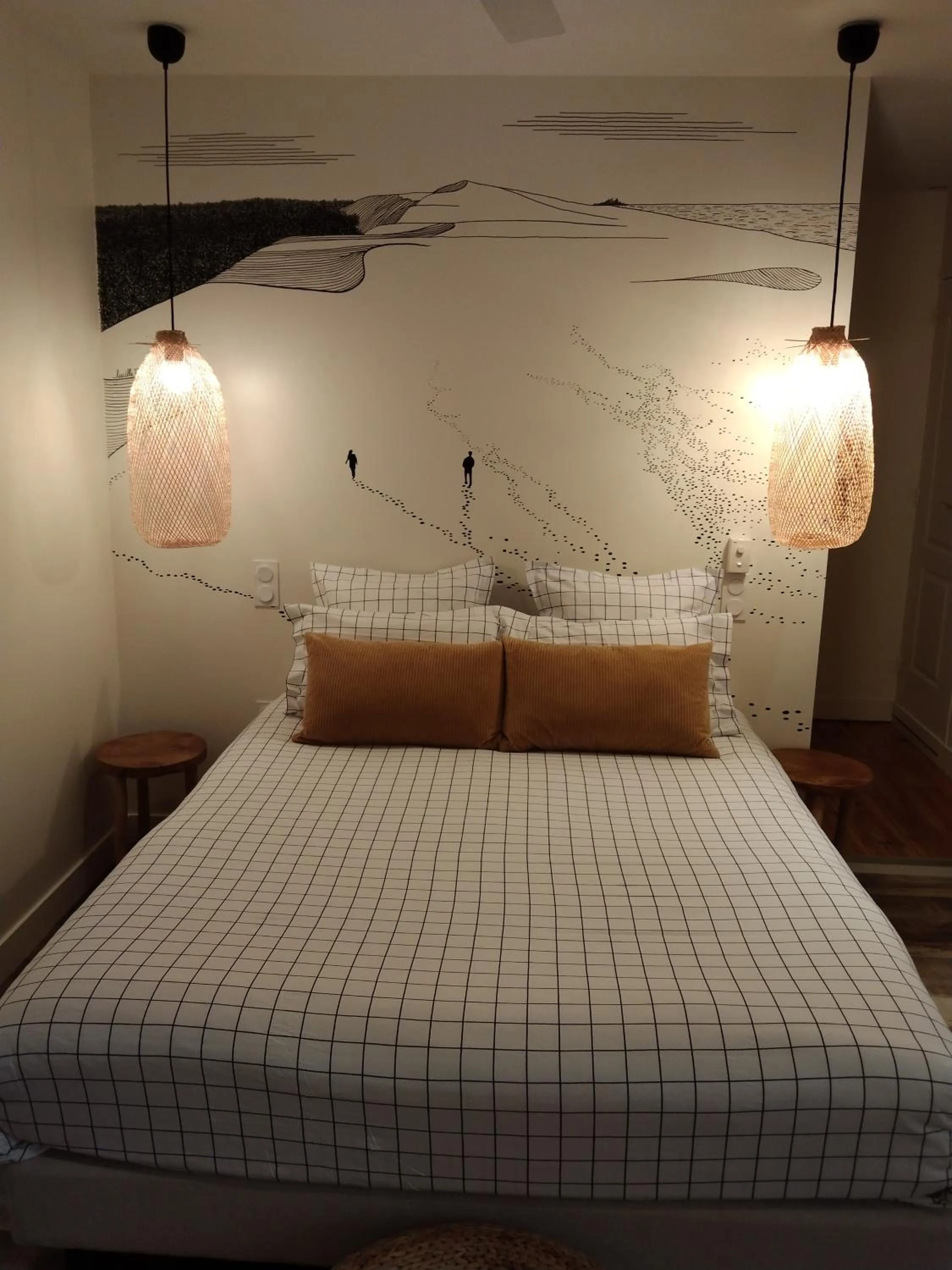 Bed in Hotel Home Arcachon