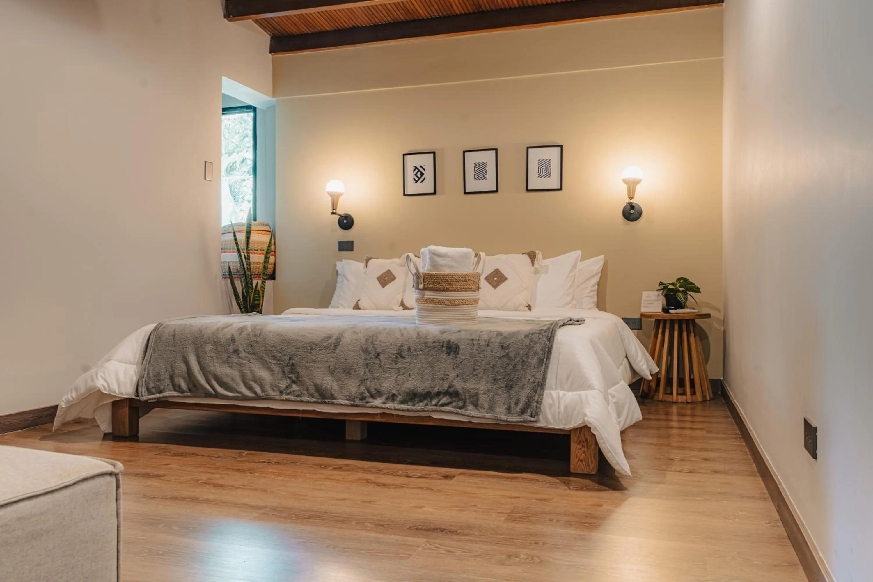 Bed in Poblado Muuk Hotel Boutique Campestre