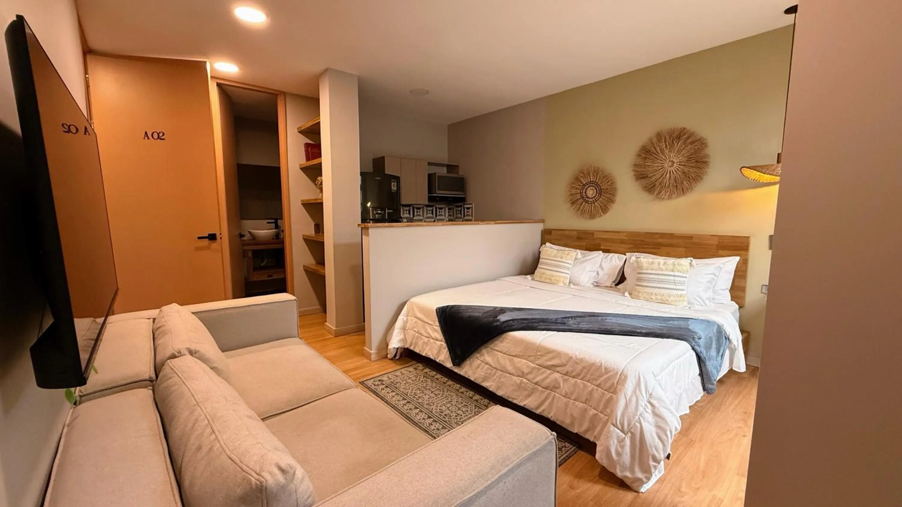 Bed in Poblado Muuk Hotel Boutique Campestre