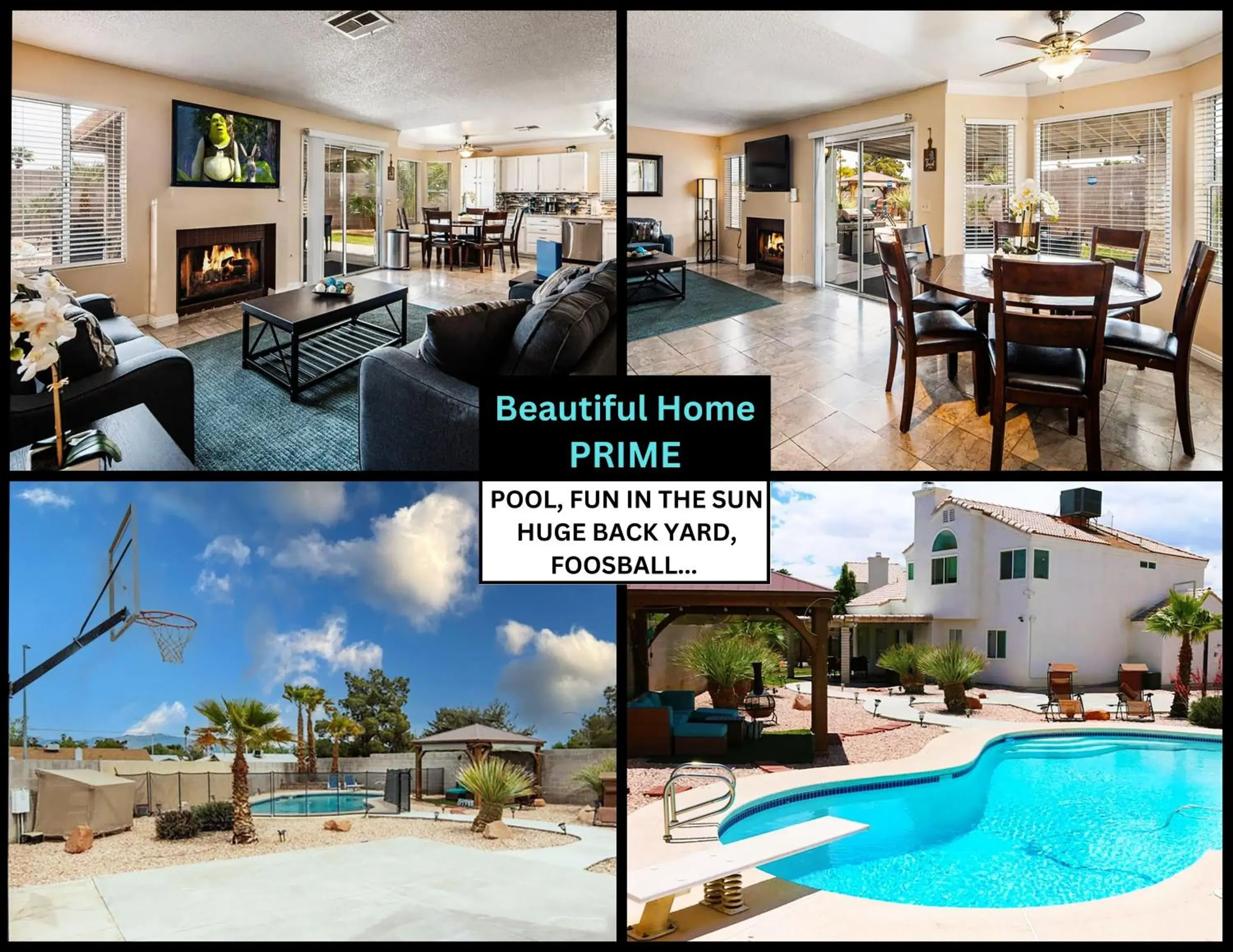Vegas Getaway, Pool, Basket Ball, Games, Cook Vegas Getaway, Pool, Basket Ball, Games, Cook