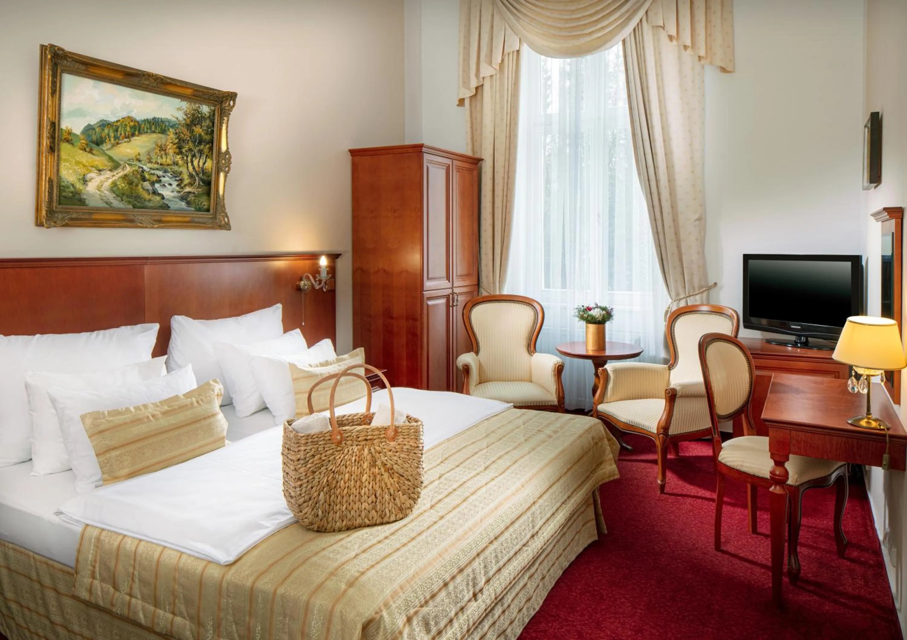 Bed in Imperial Spa & Kurhotel