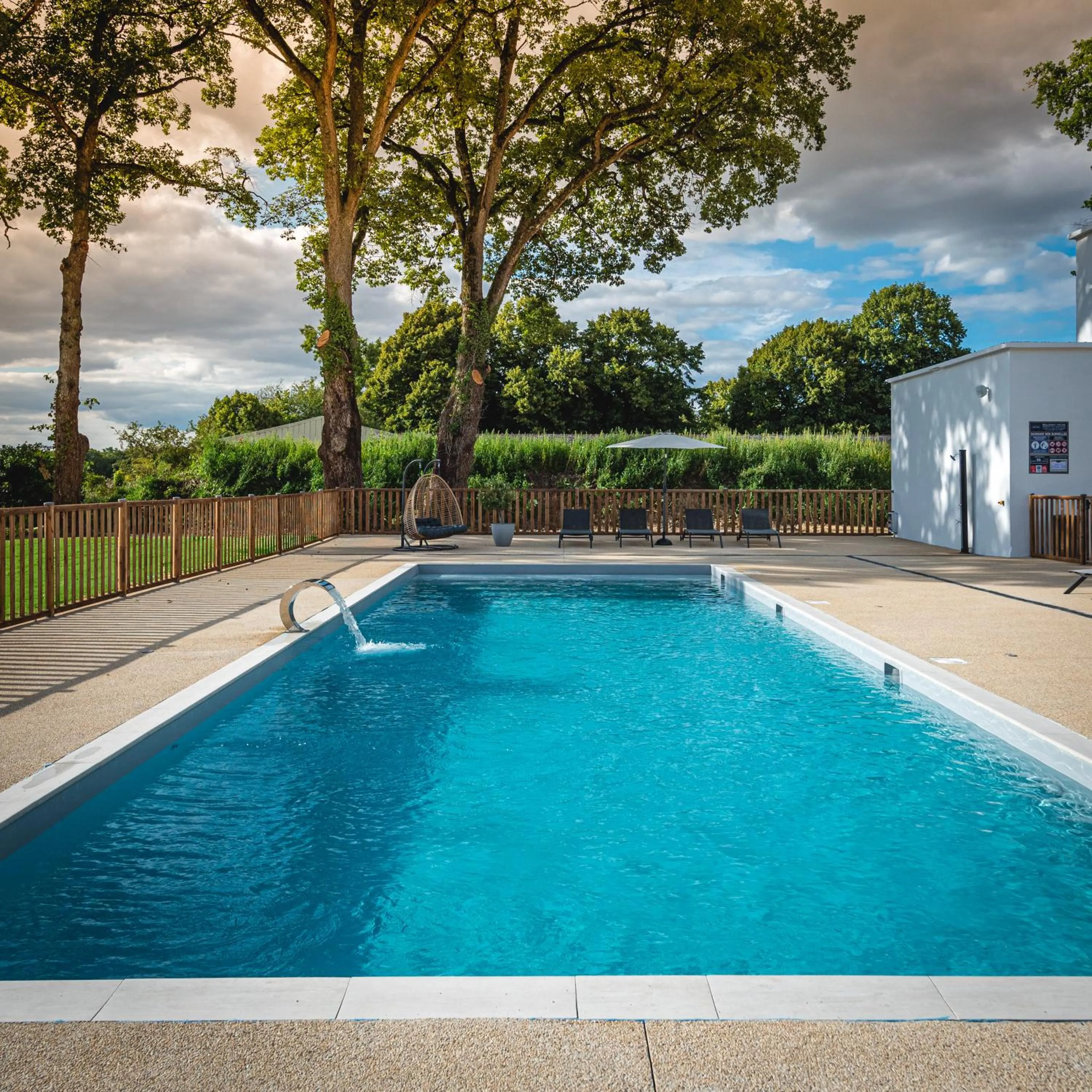 Swimming pool in Domaine de Roiffé