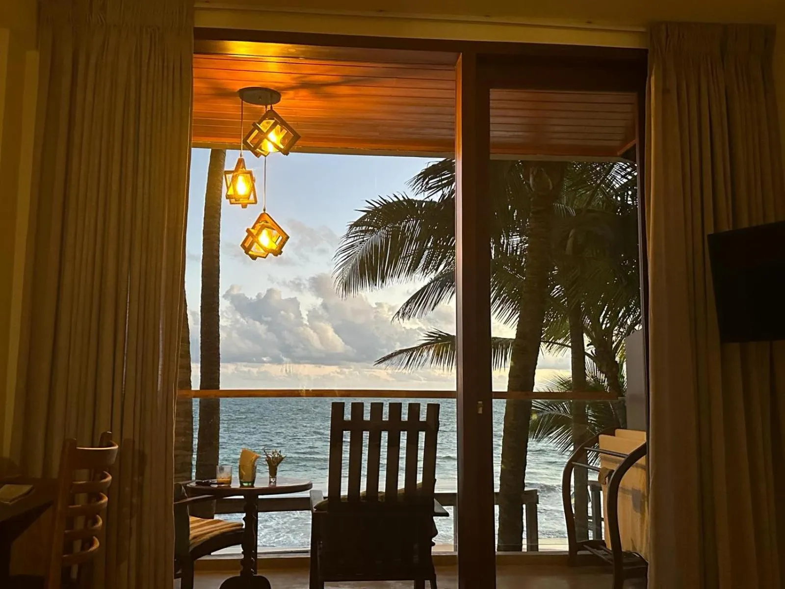 Balcony/Terrace in BK Beach Boutique Hotel - Hikkaduwa