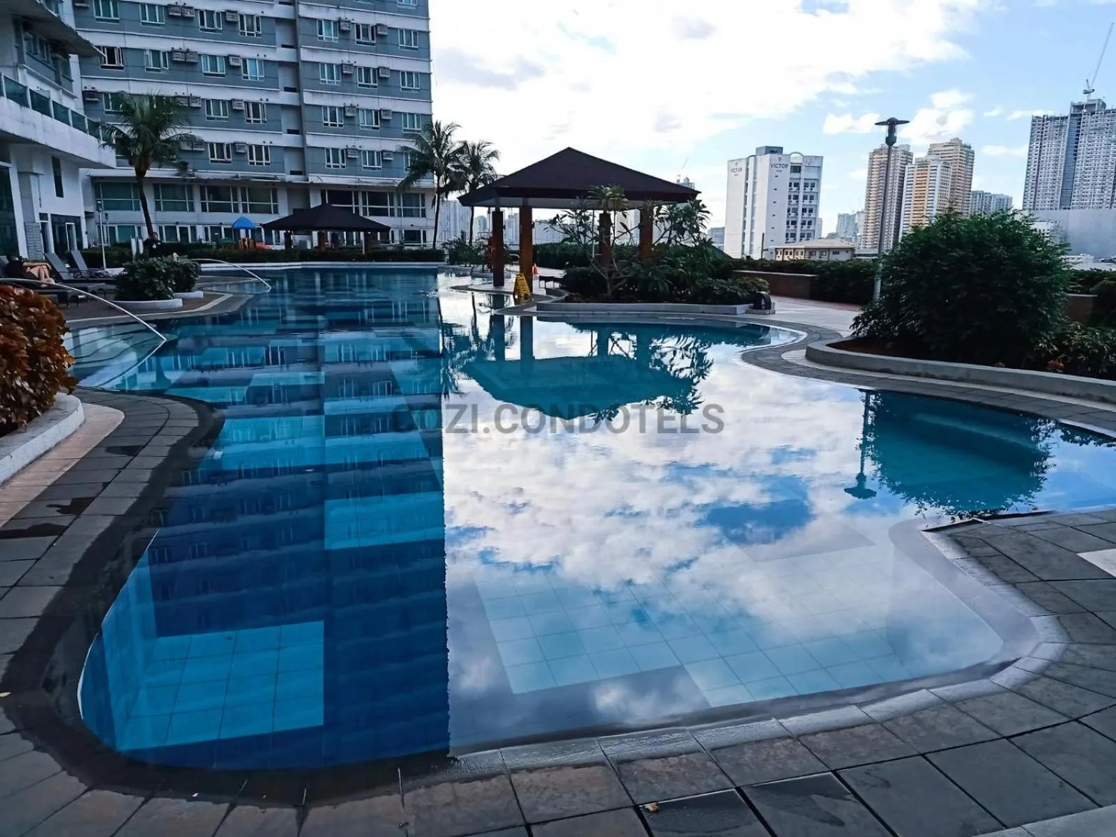 Swimming pool in The Beacon Makati by Cozi Condotels