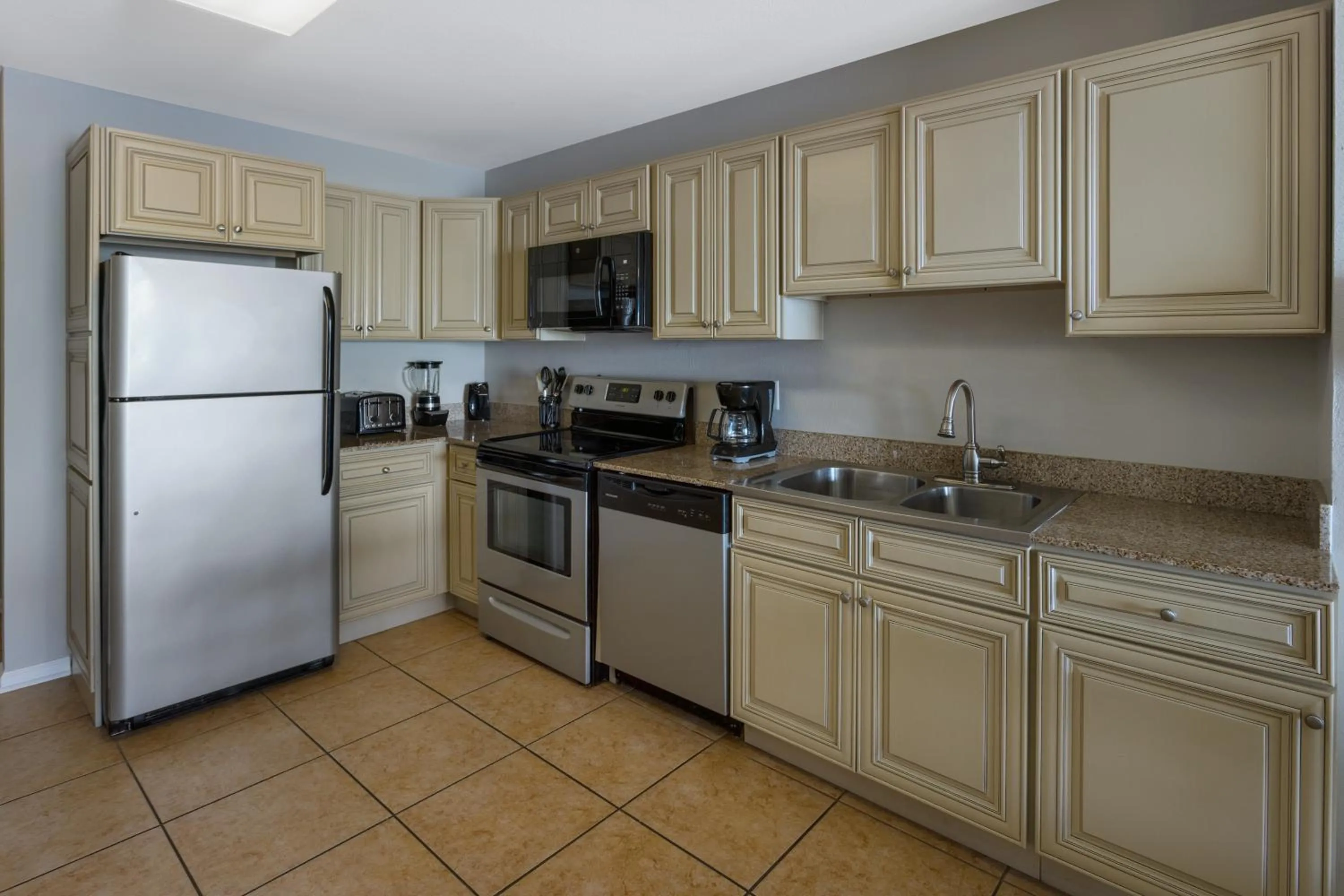 kitchen in Sandpebble Beach Club Surfside Beach a Ramada by Wyndham
