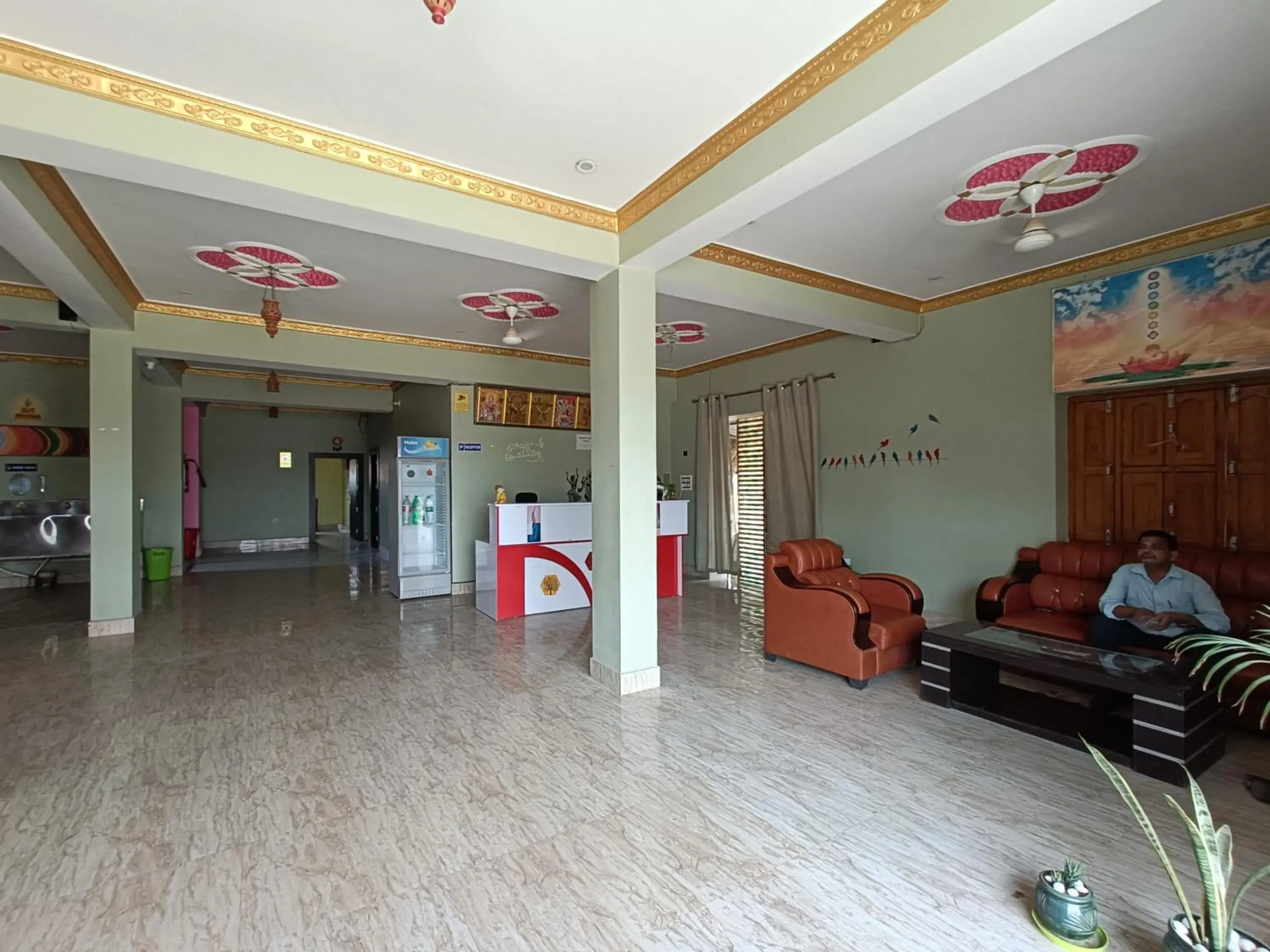 Lobby or reception in Hotel Narayani Lobby or reception in Hotel Narayani