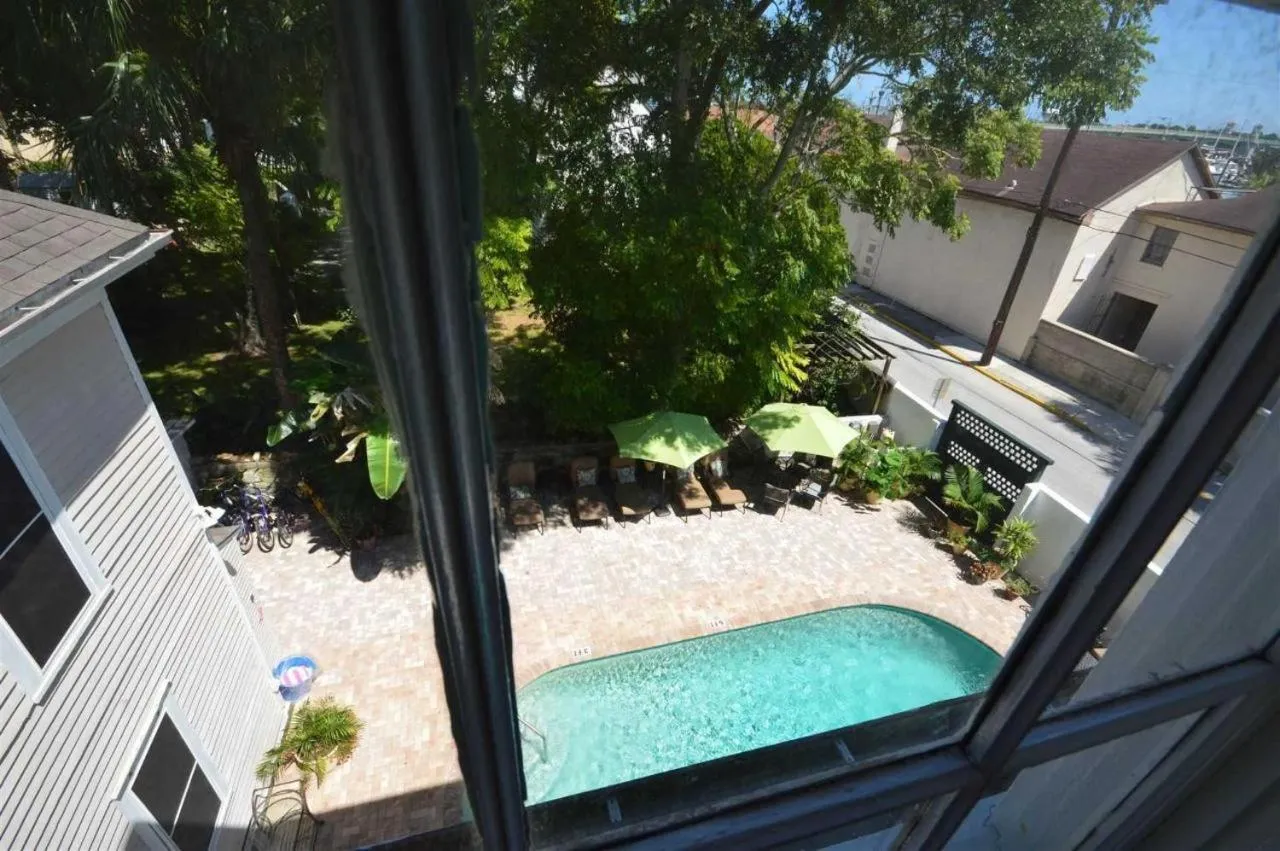 Pool view in The Kenwood Inn Oldest Bed and Breakfast, St Augustine Historic District