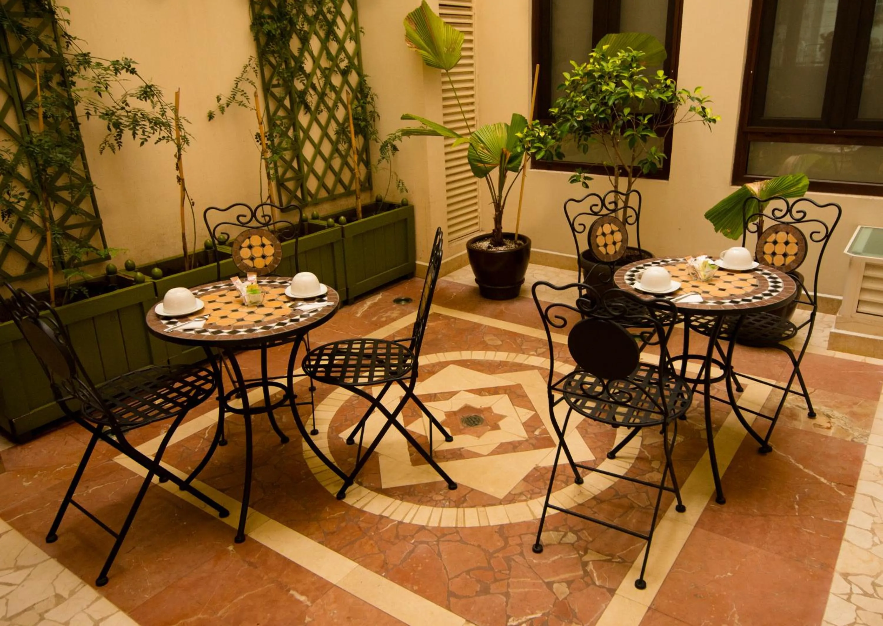 Garden in Grand Hotel Tepatitlán