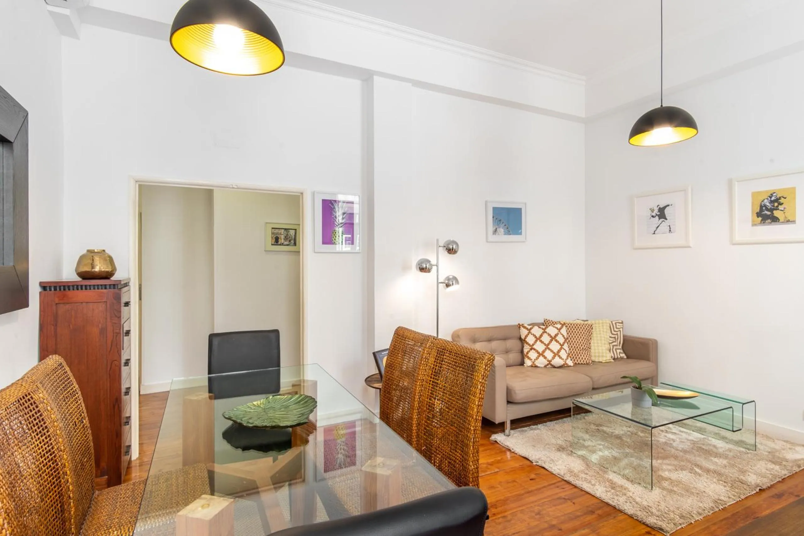 Communal lounge/ TV room in LV Premier Apartments Baixa- CR