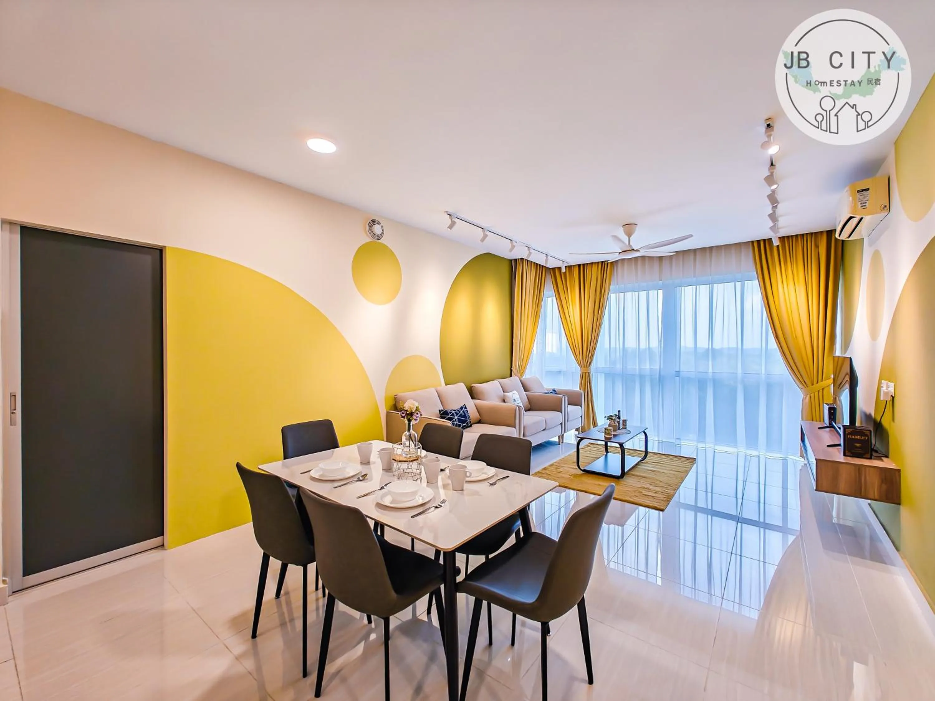 Living room in Medini Signature Suites by RR JBcity
