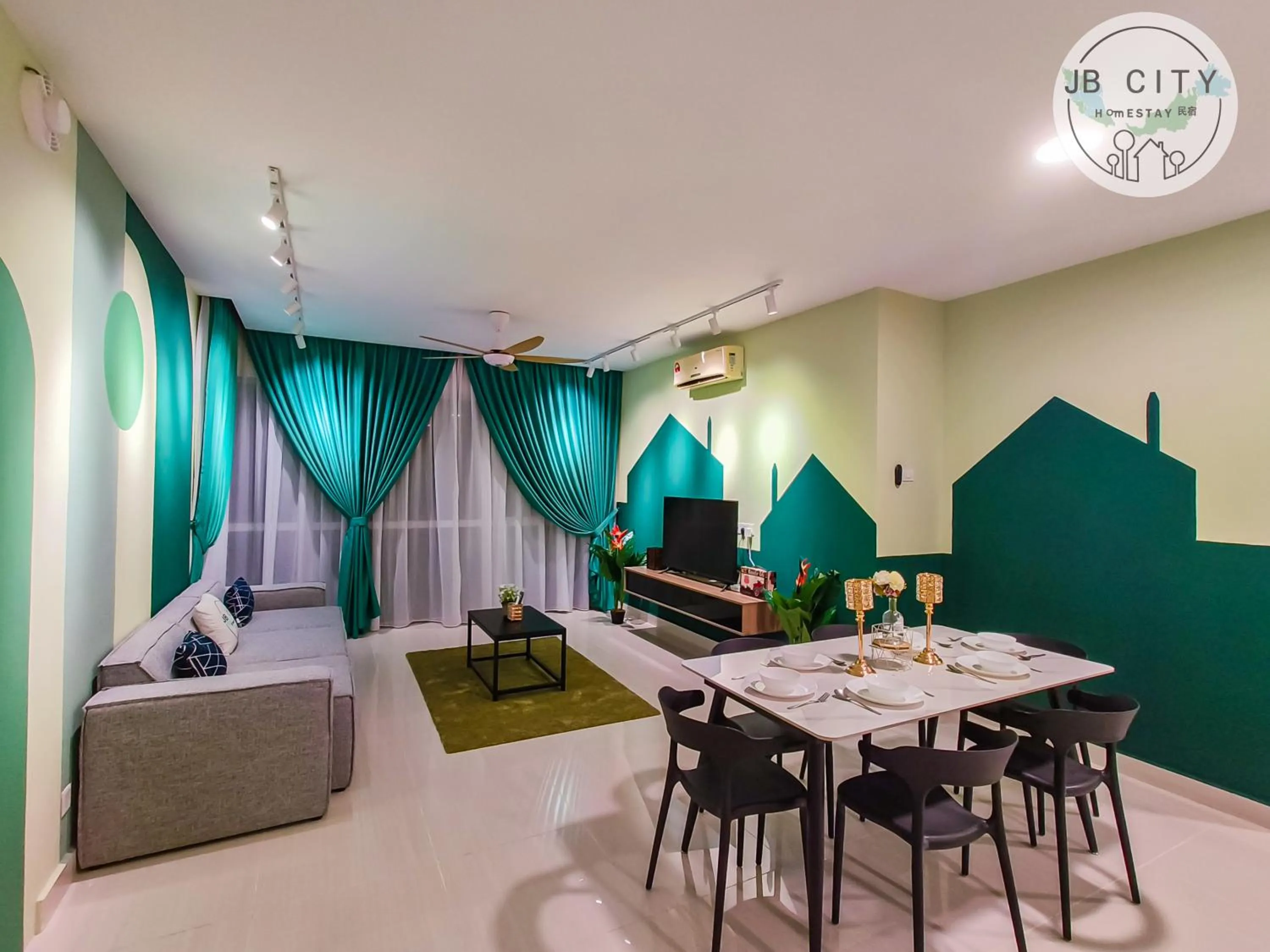 Living room in Medini Signature Suites by RR JBcity