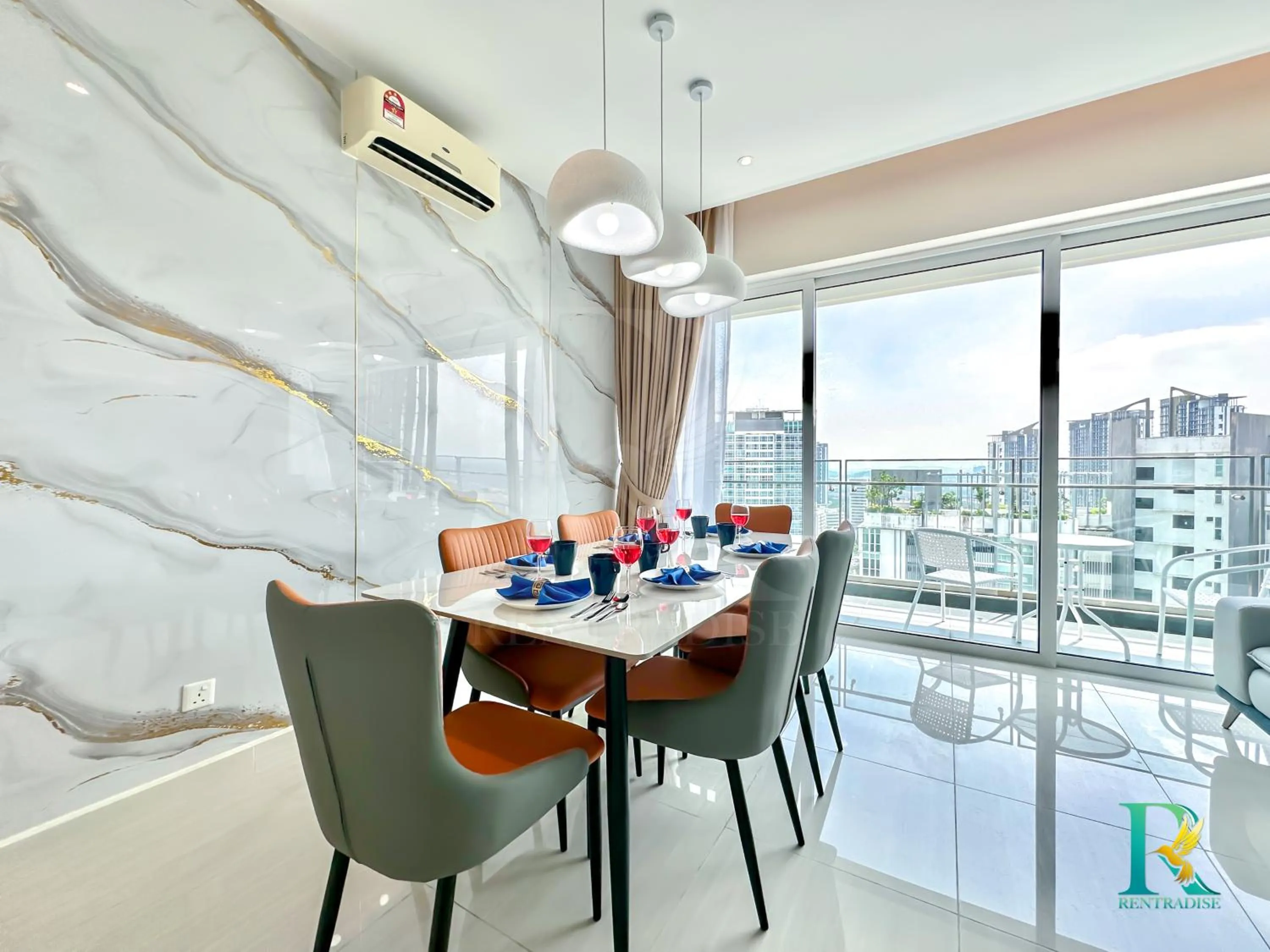 Seating area in Medini Signature Suites by RR JBcity