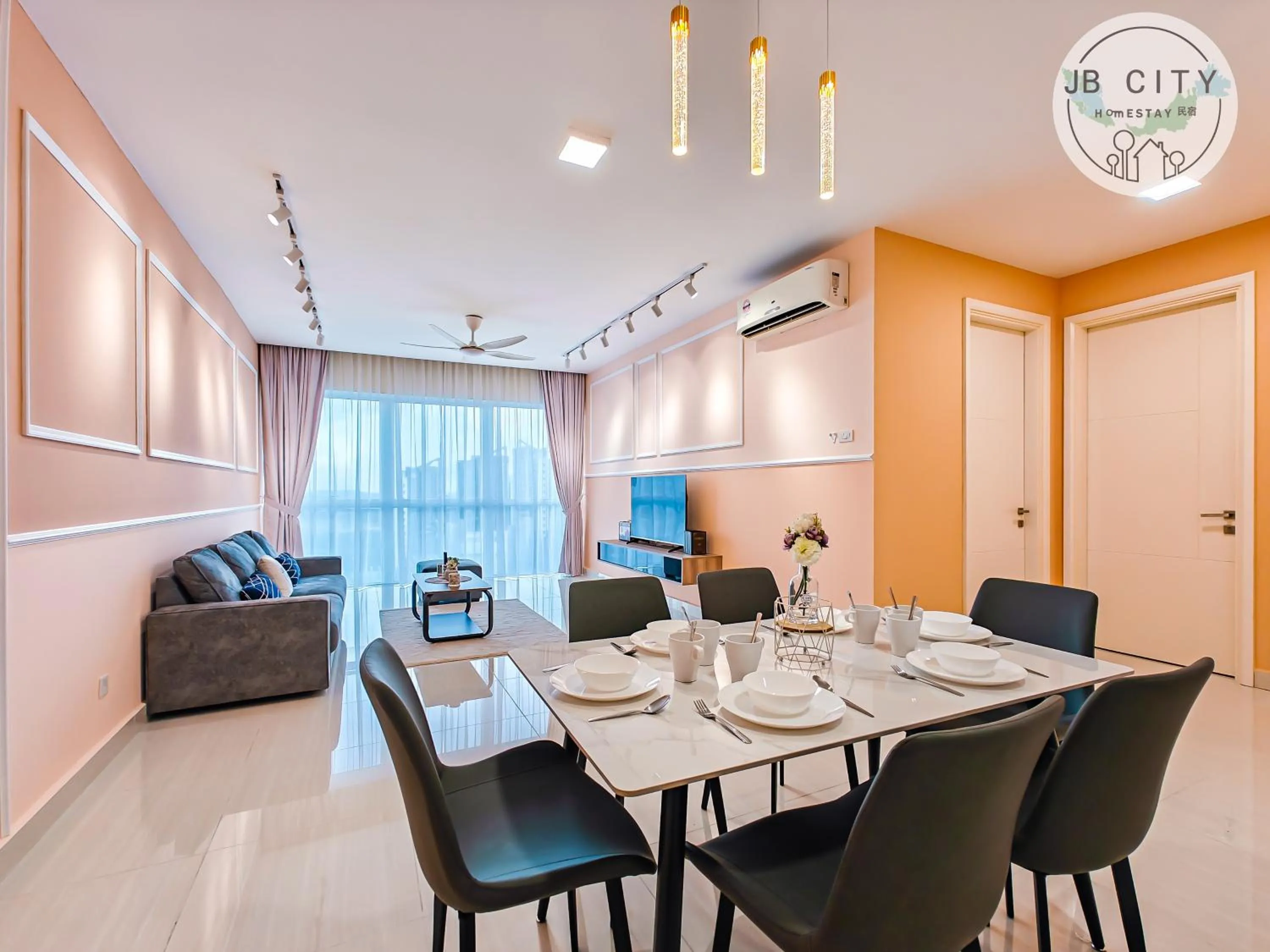 Living room in Medini Signature Suites by RR JBcity