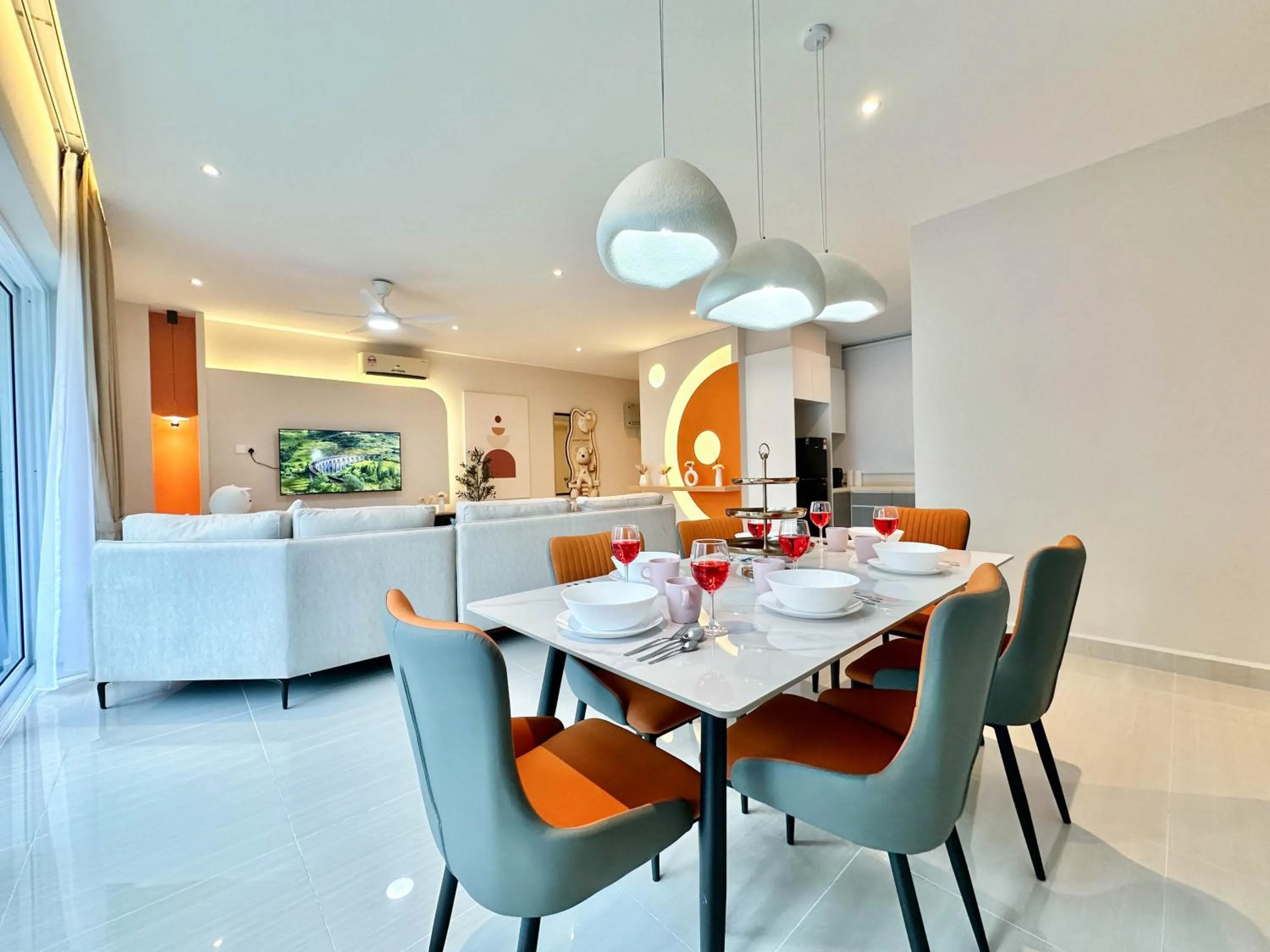 Living room in Medini Signature Suites by RR JBcity