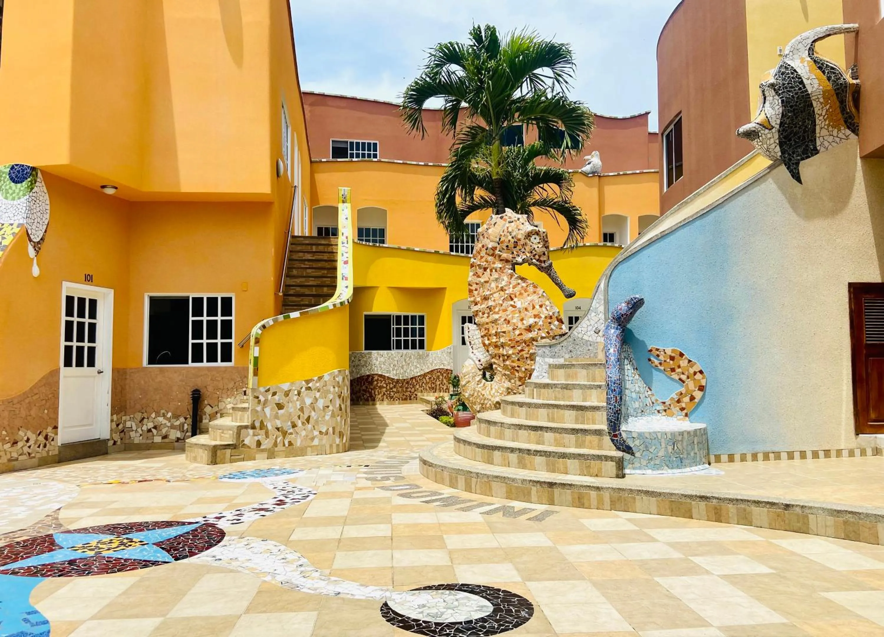 Property building in Eco Hotel Katarma