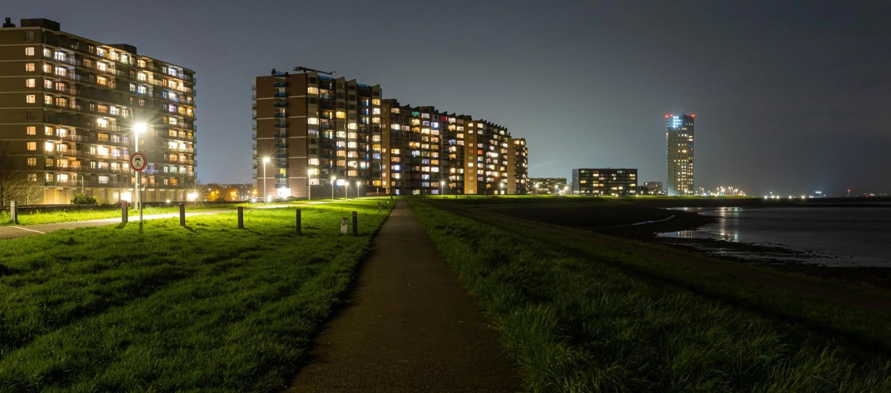 Sea view in Churchill hotel Terneuzen