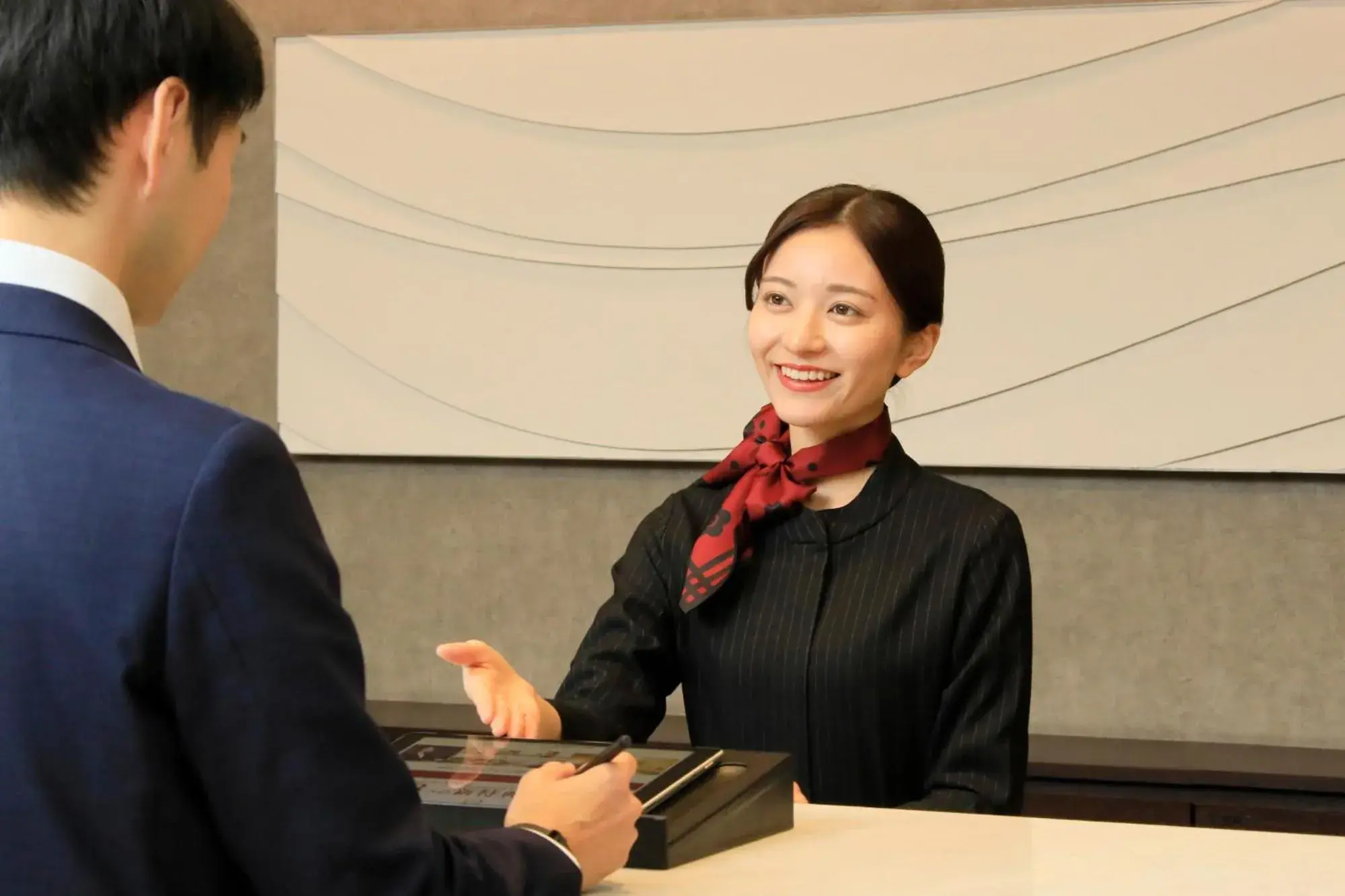 Lobby or reception in Richmond Hotel Tokyo Suidobashi Lobby or reception in Richmond Hotel Tokyo Suidobashi