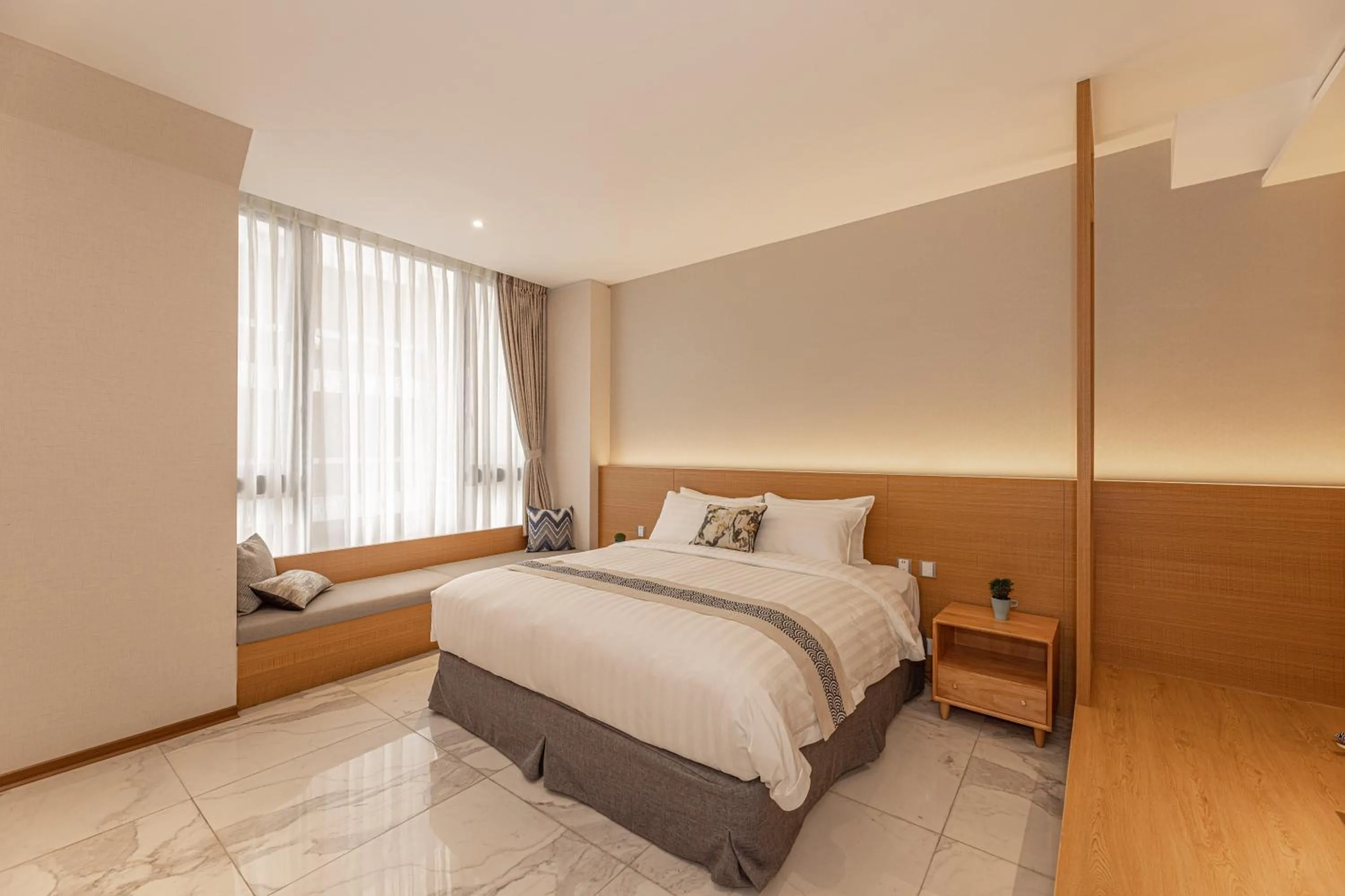 Property building, Bed in Sun Moon Lake Apollo Resort Hotel