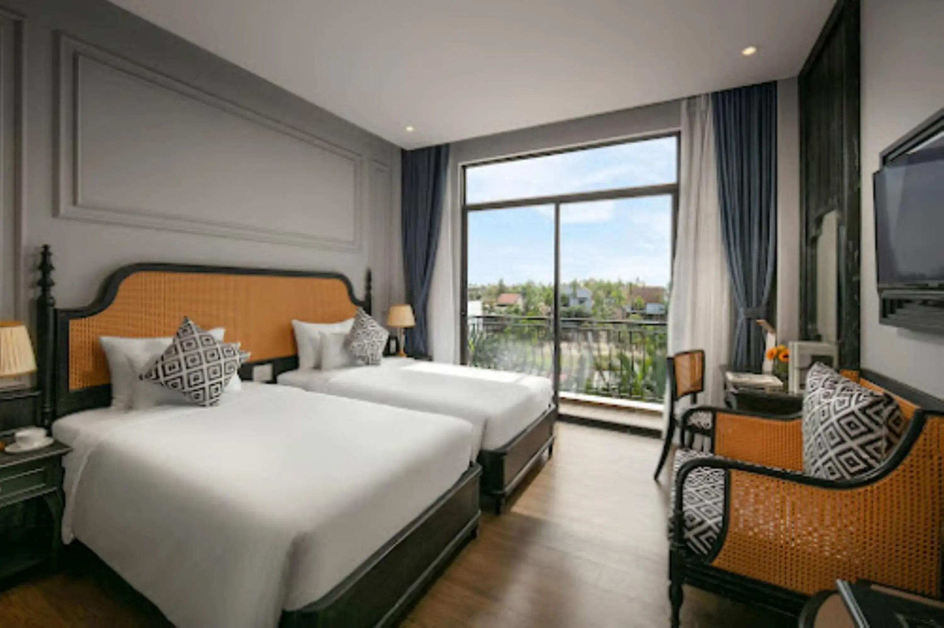 Deluxe Double or Twin Room with City View in Serene Nature Boutique Resort & Spa Deluxe Double or Twin Room with City View in Serene Nature Boutique Resort & Spa