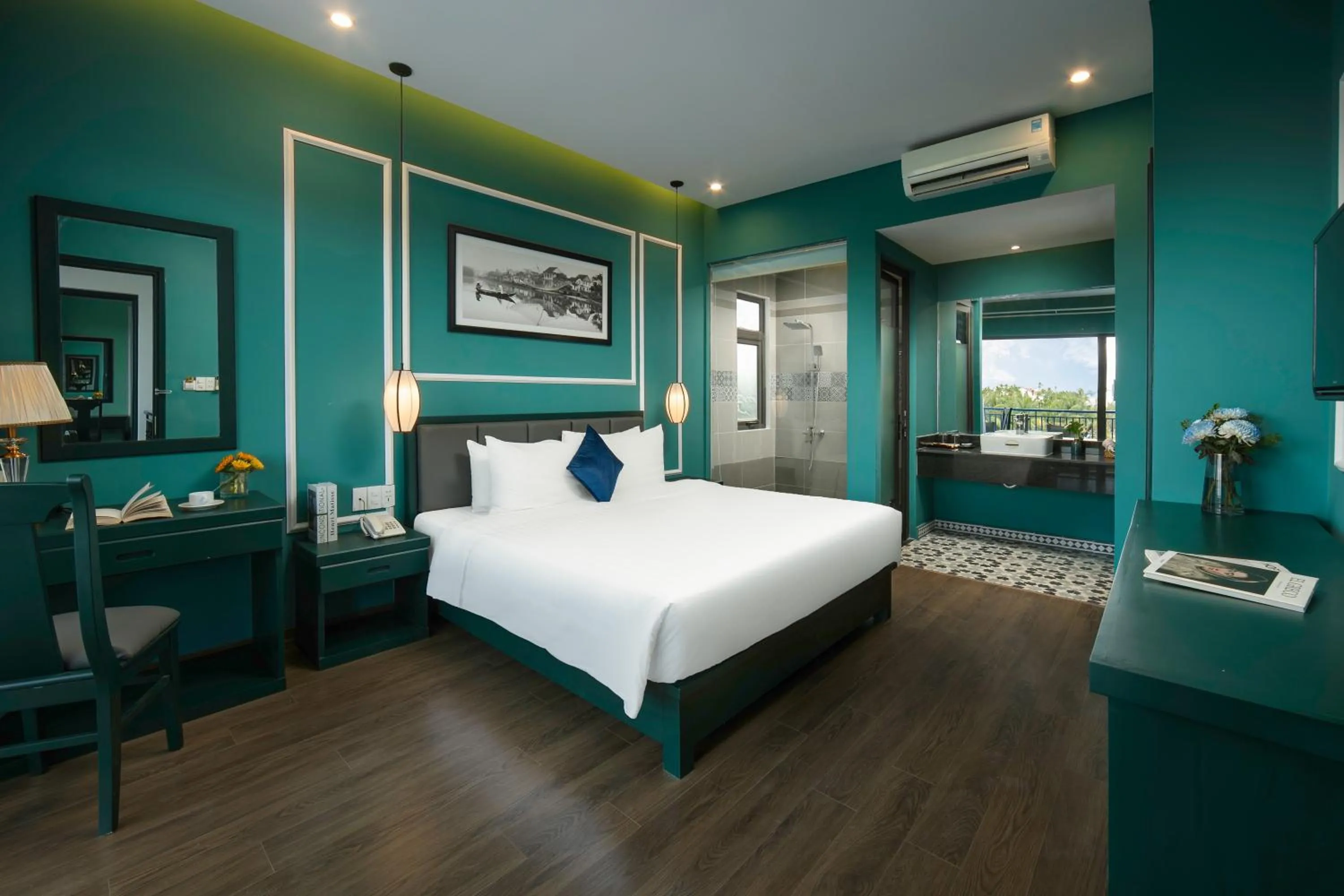 Bed in Serene Nature Boutique Resort & Spa